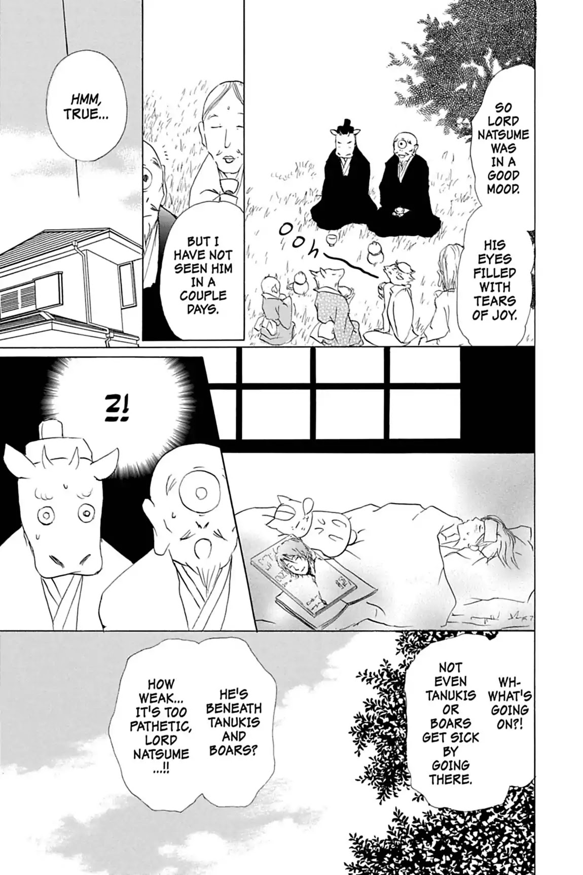 Natsume Yuujinchou Chapter 59.5 page 3 - Vol.14 Special Episode 12: Natsume Observation Log part 6