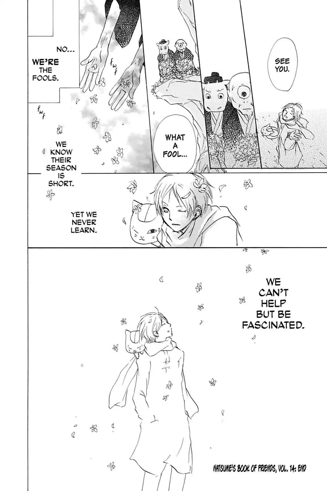 Natsume Yuujinchou Chapter 59.5 page 8 - Vol.14 Special Episode 12: Natsume Observation Log part 6