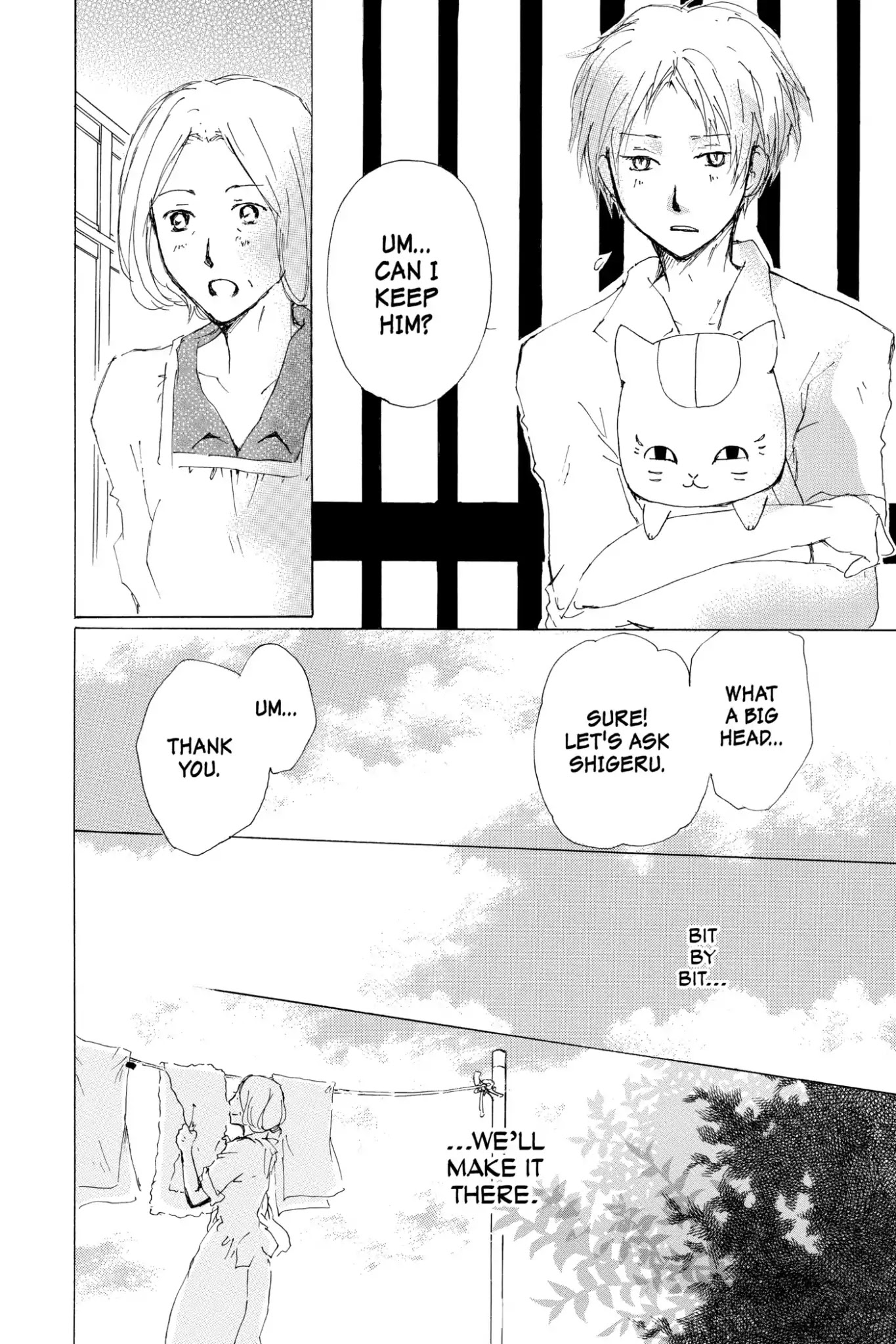 Natsume Yuujinchou Chapter 63.5 page 36 - Vol.15 Special Episode 13: Tôko and Shigeru