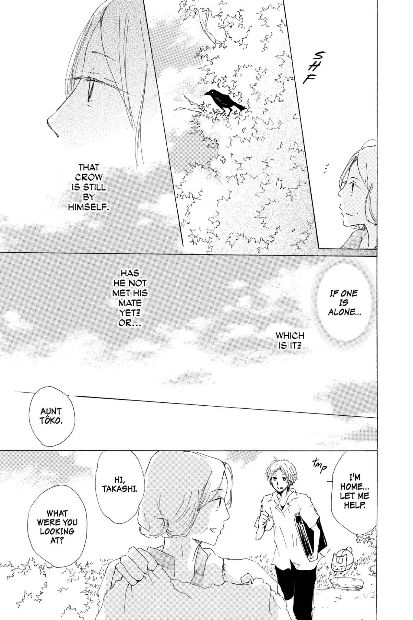 Natsume Yuujinchou Chapter 63.5 page 37 - Vol.15 Special Episode 13: Tôko and Shigeru