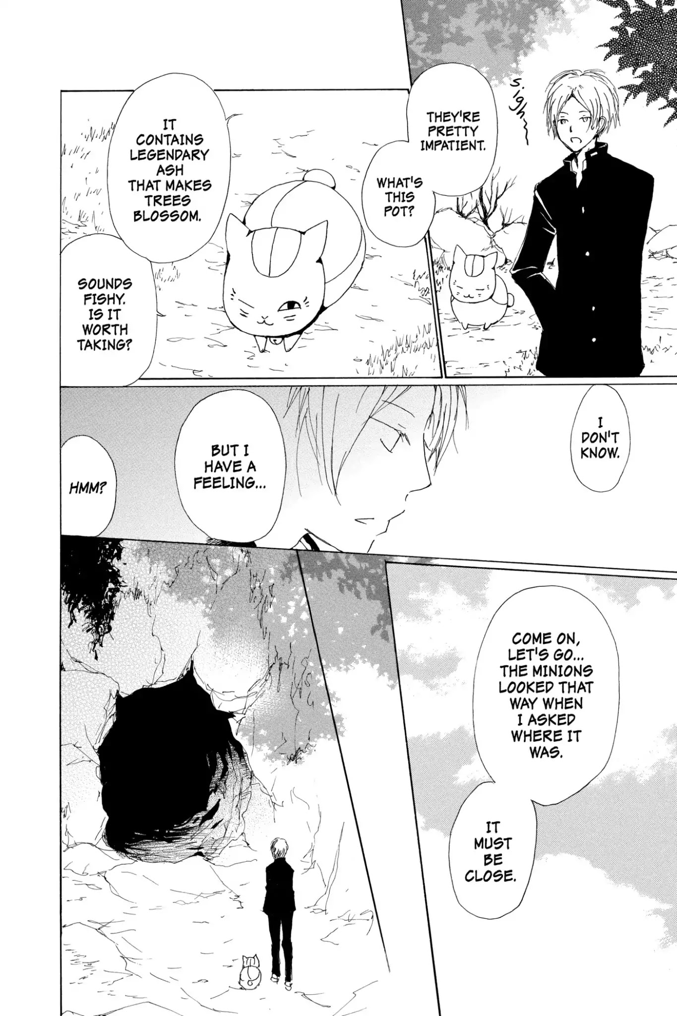 Natsume Yuujinchou Chapter 67.5 page 28 - Vol.16 Special Episode 14: Out of Season Blossoms