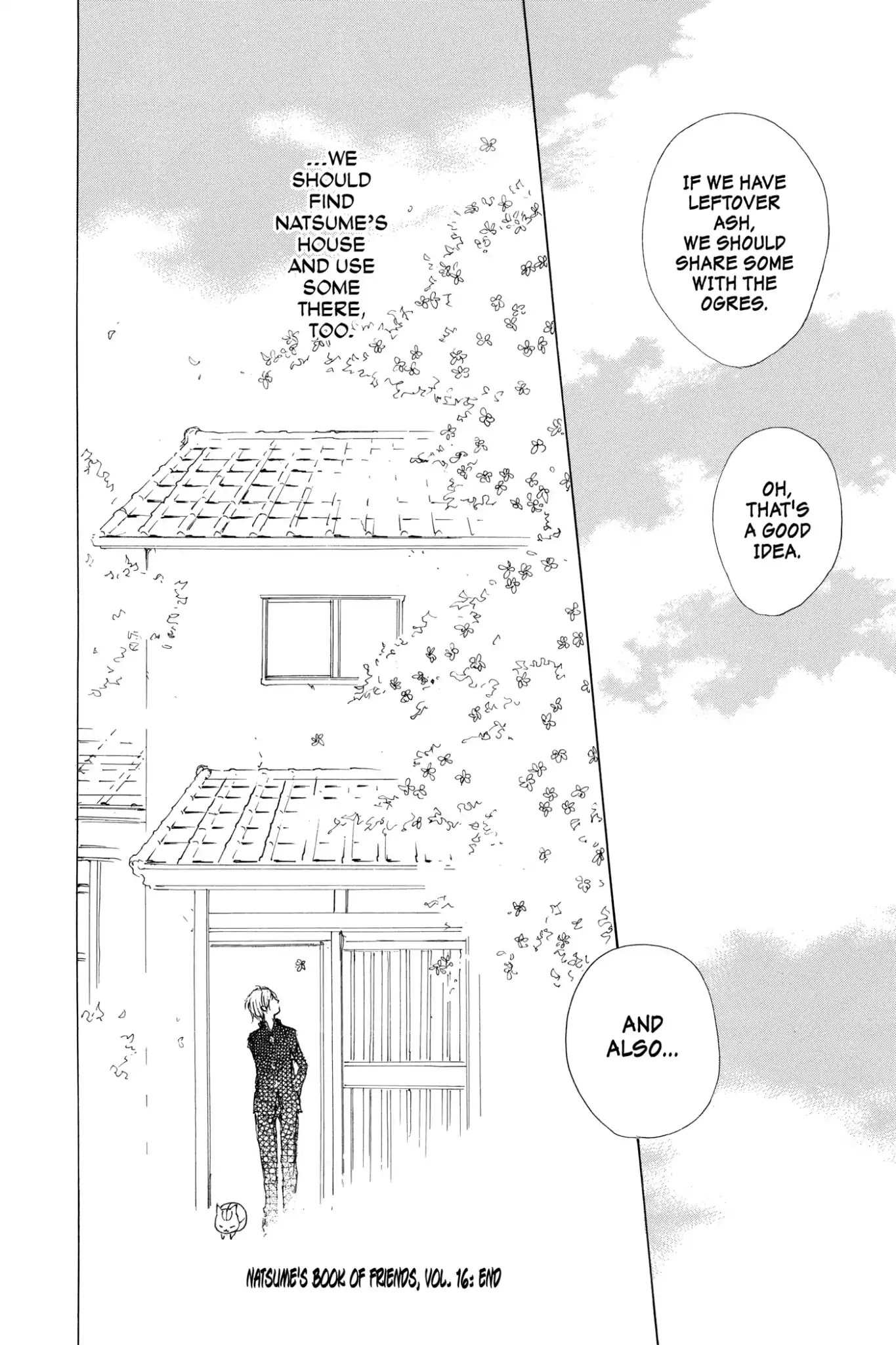 Natsume Yuujinchou Chapter 67.5 page 40 - Vol.16 Special Episode 14: Out of Season Blossoms