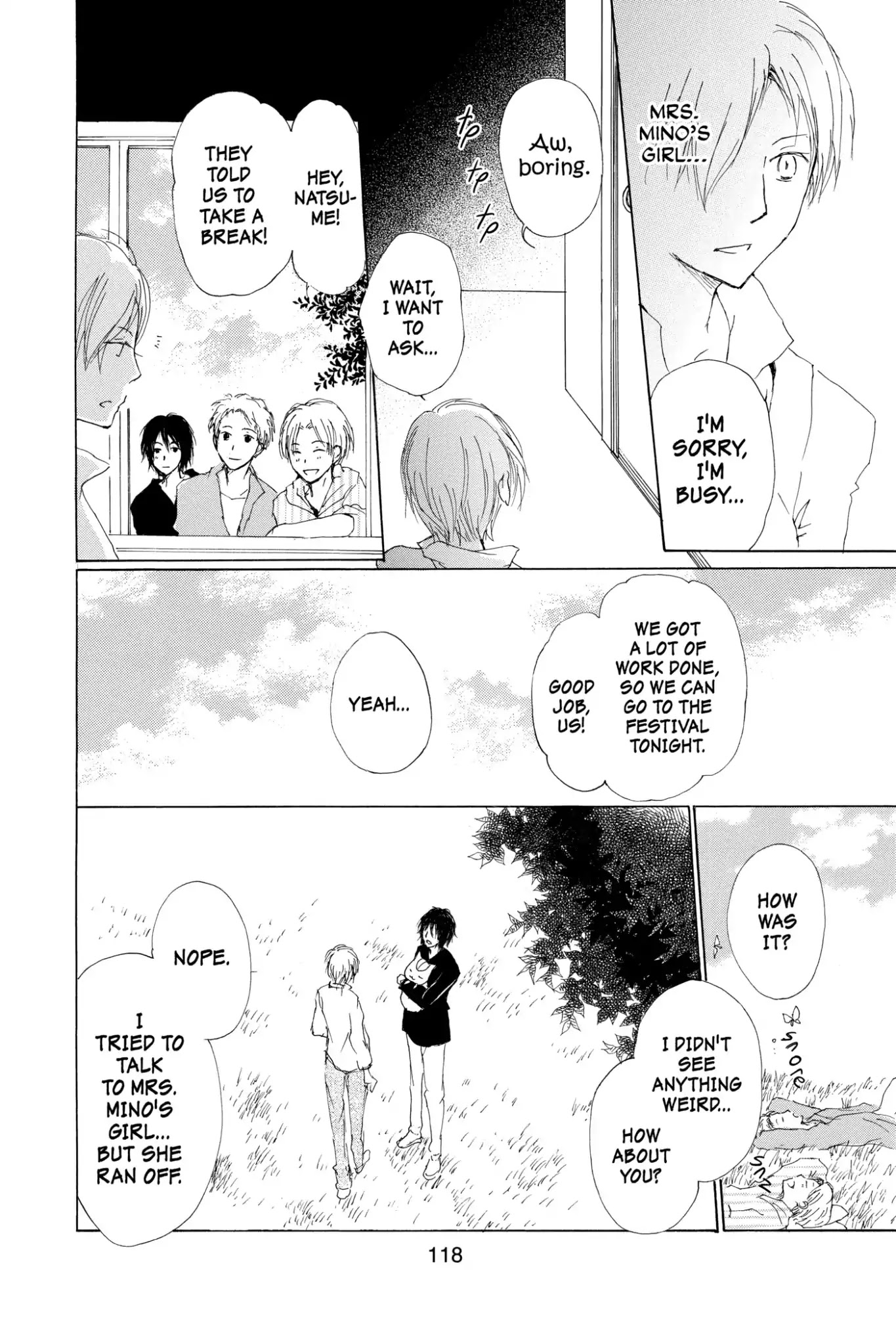 Natsume Yuujinchou Chapter 67 page 10 - Chapter 67