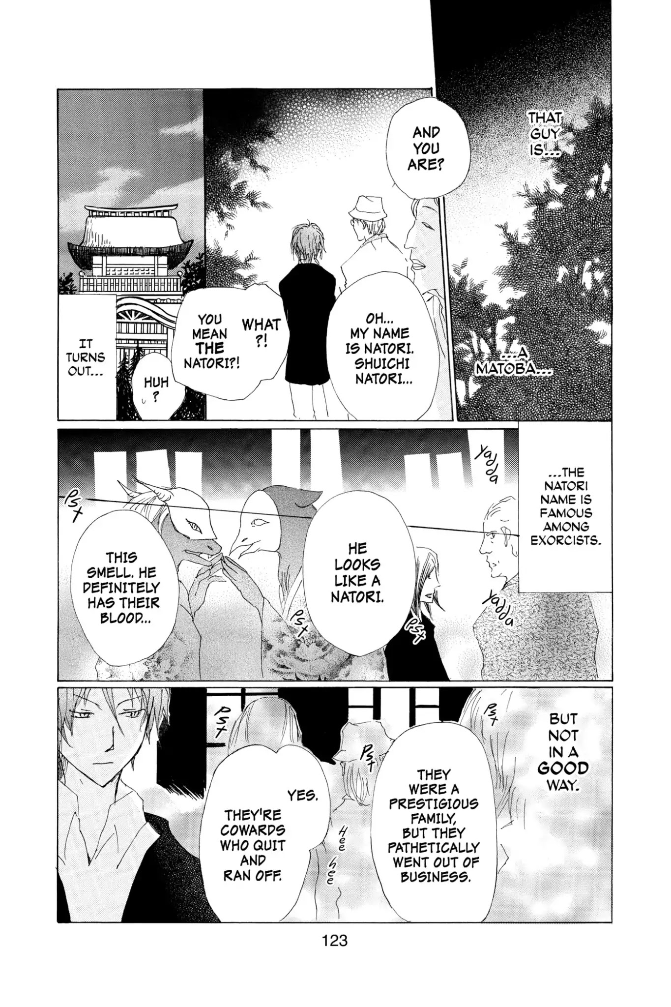 Natsume Yuujinchou Chapter 70.5 page 15 - Vol.17 Special Episode 15: A World without Distortion, Part 1