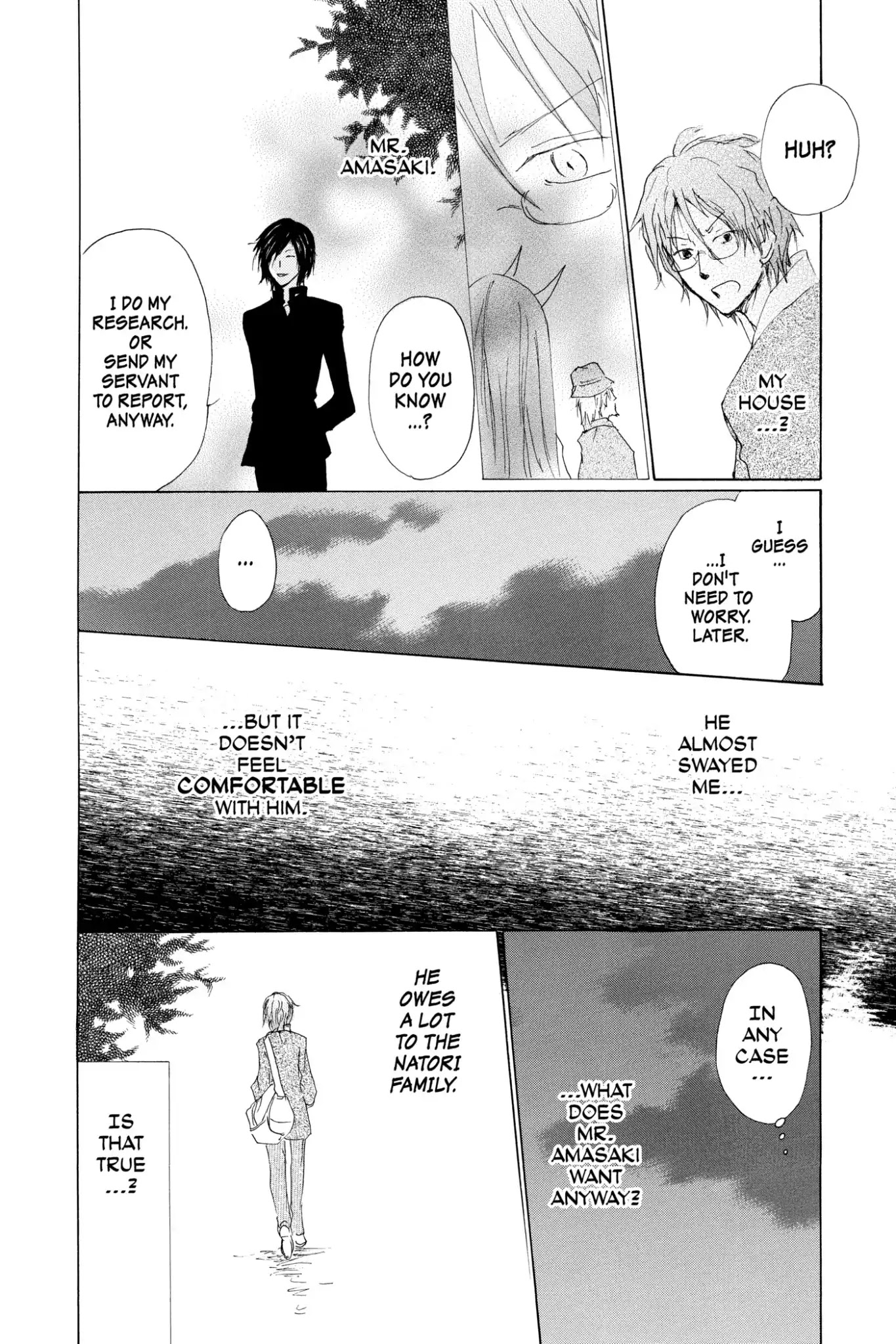 Natsume Yuujinchou Chapter 70.6 page 10 - Vol.17 Special Episode 15: A World without Distortion, Part 2