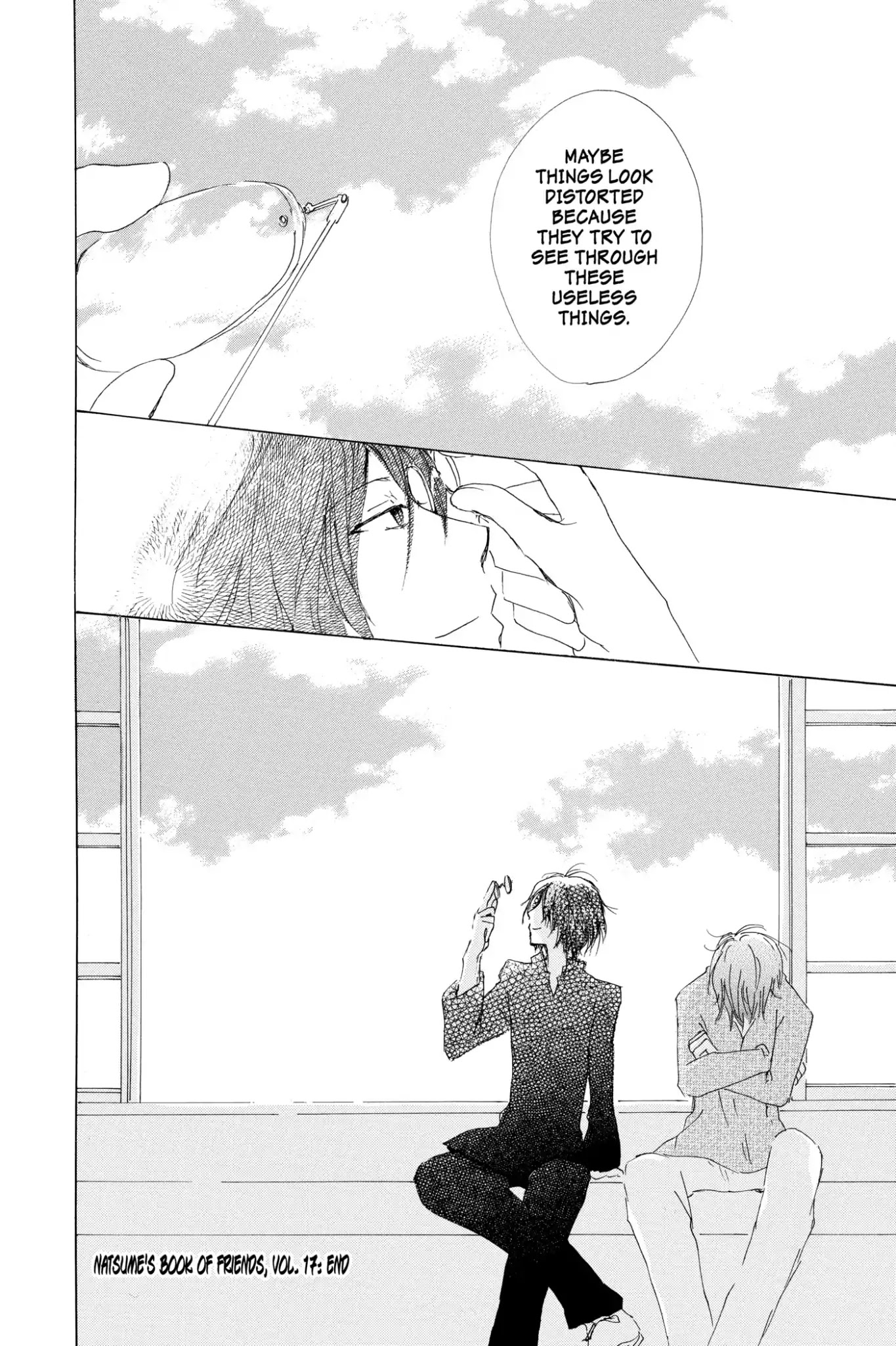 Natsume Yuujinchou Chapter 70.6 page 40 - Vol.17 Special Episode 15: A World without Distortion, Part 2