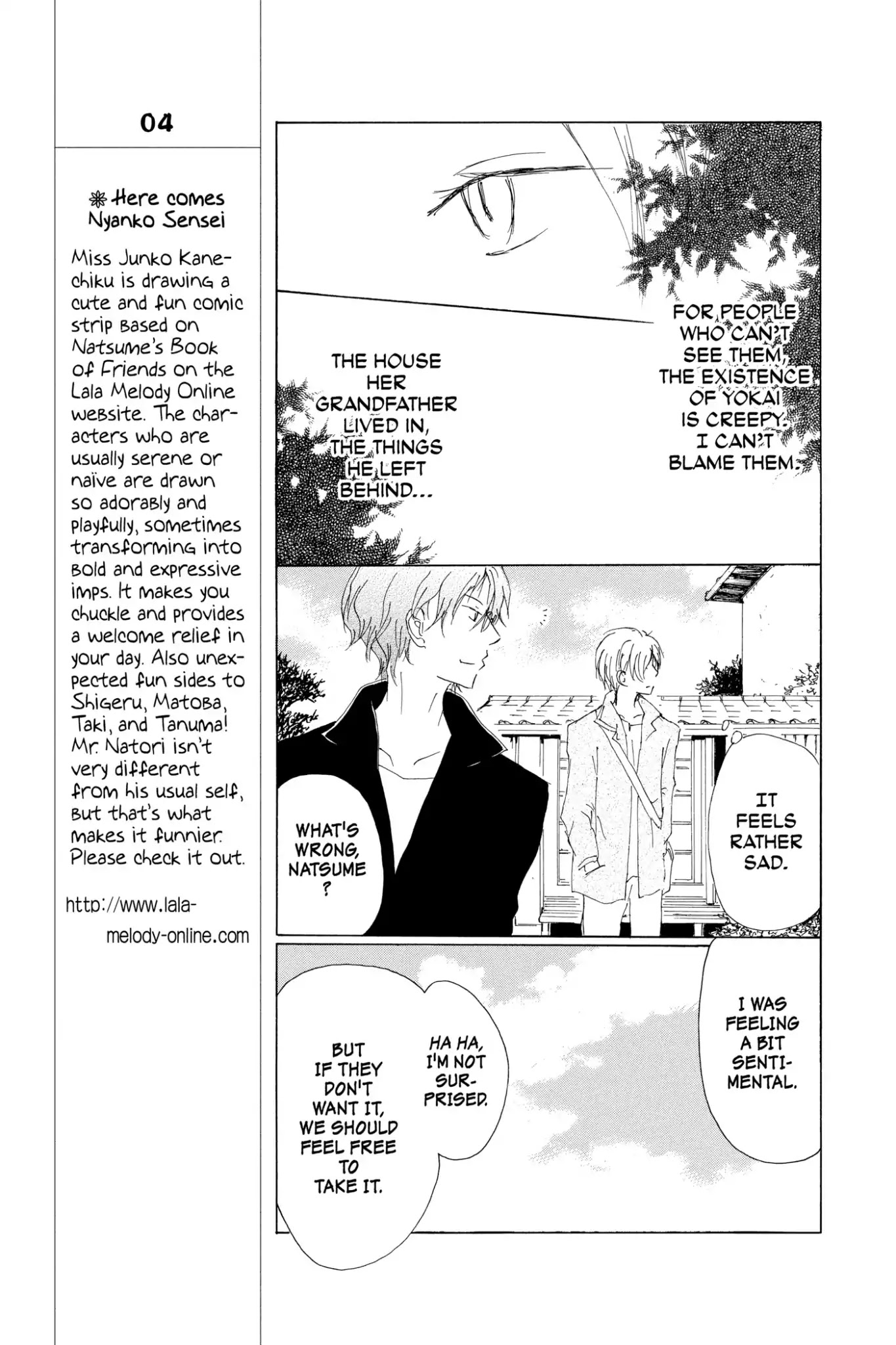 Natsume Yuujinchou Chapter 72 page 20 - Chapter 72