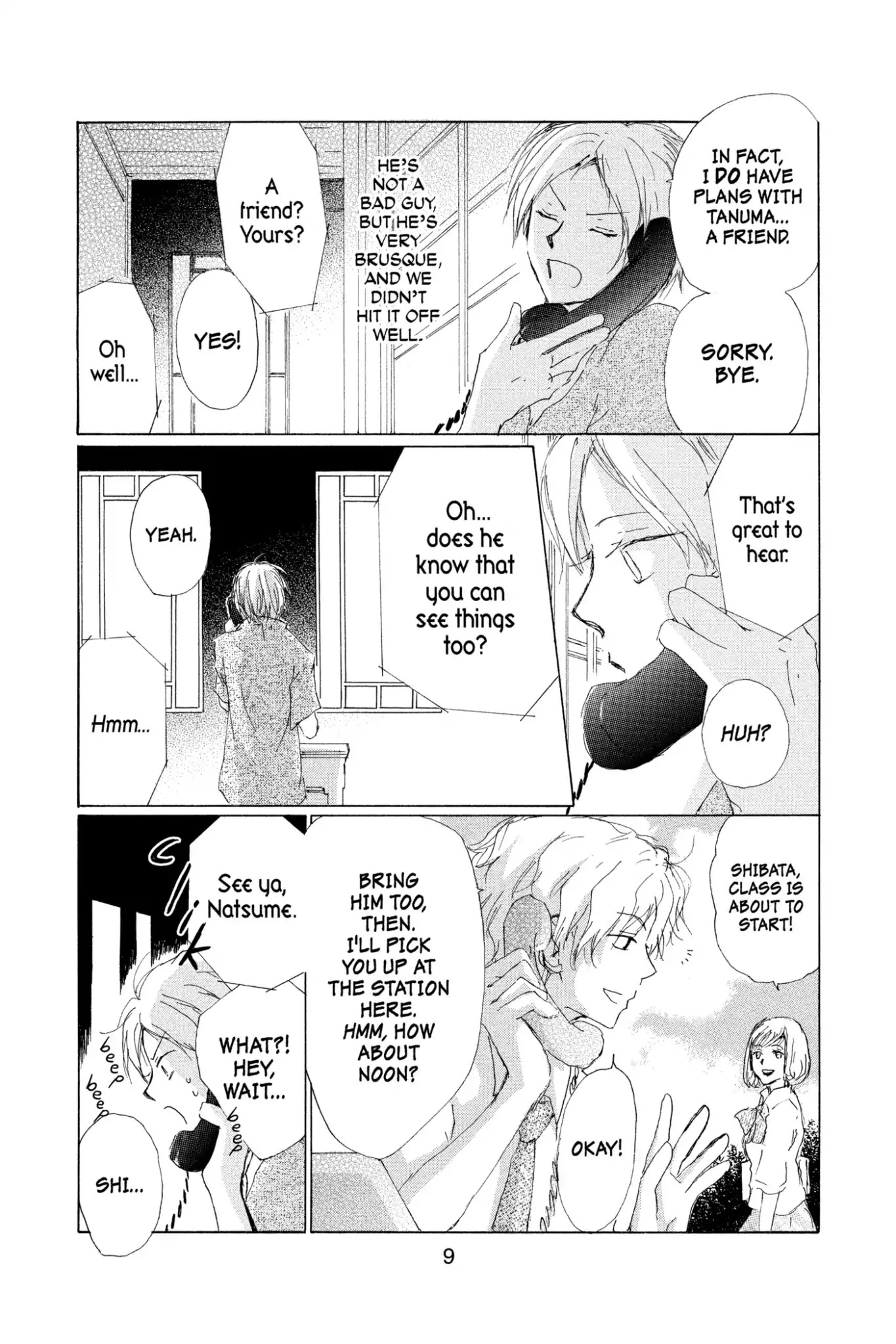 Natsume Yuujinchou Chapter 74 page 11 - Chapter 74
