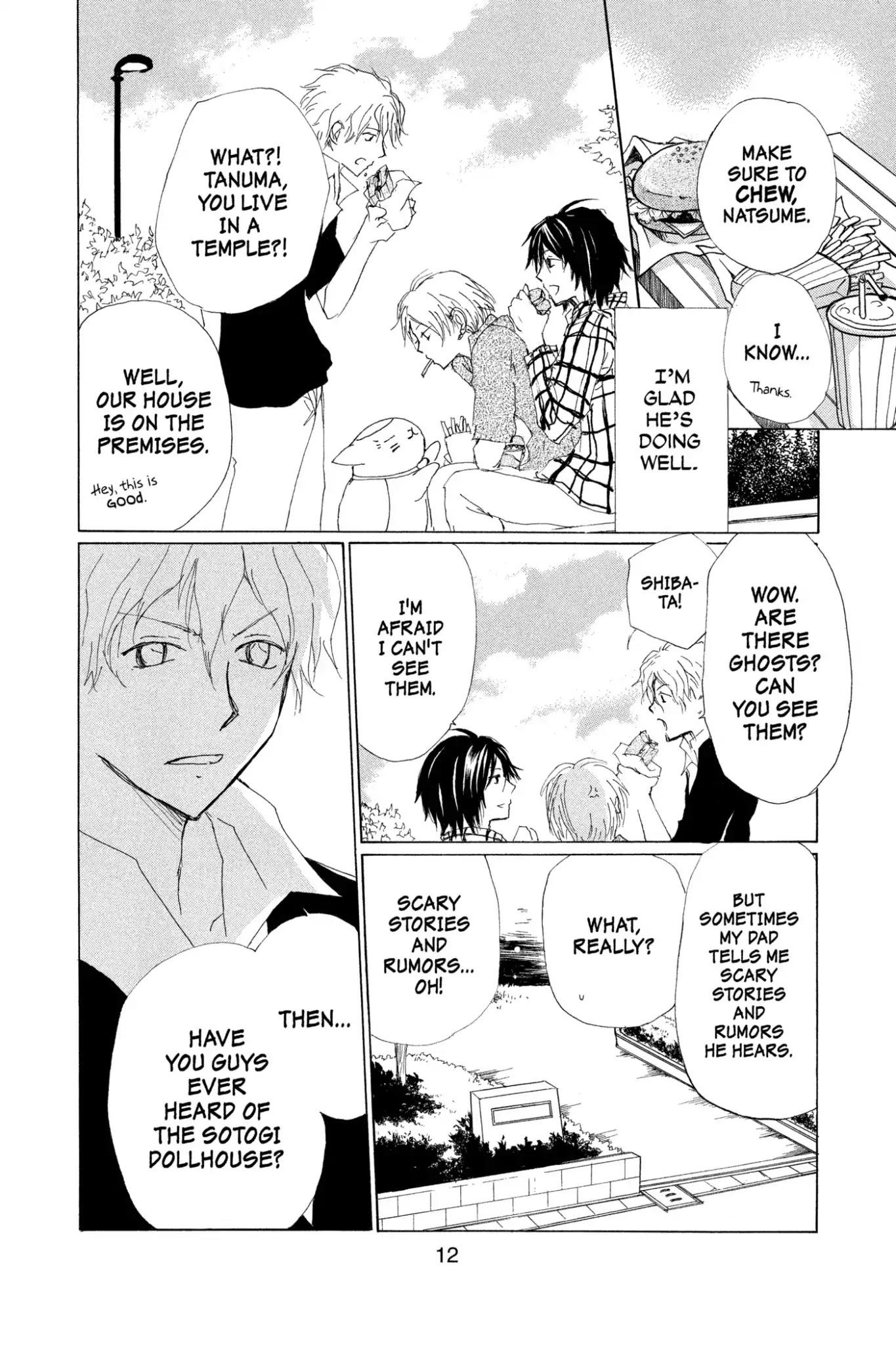 Natsume Yuujinchou Chapter 74 page 14 - Chapter 74