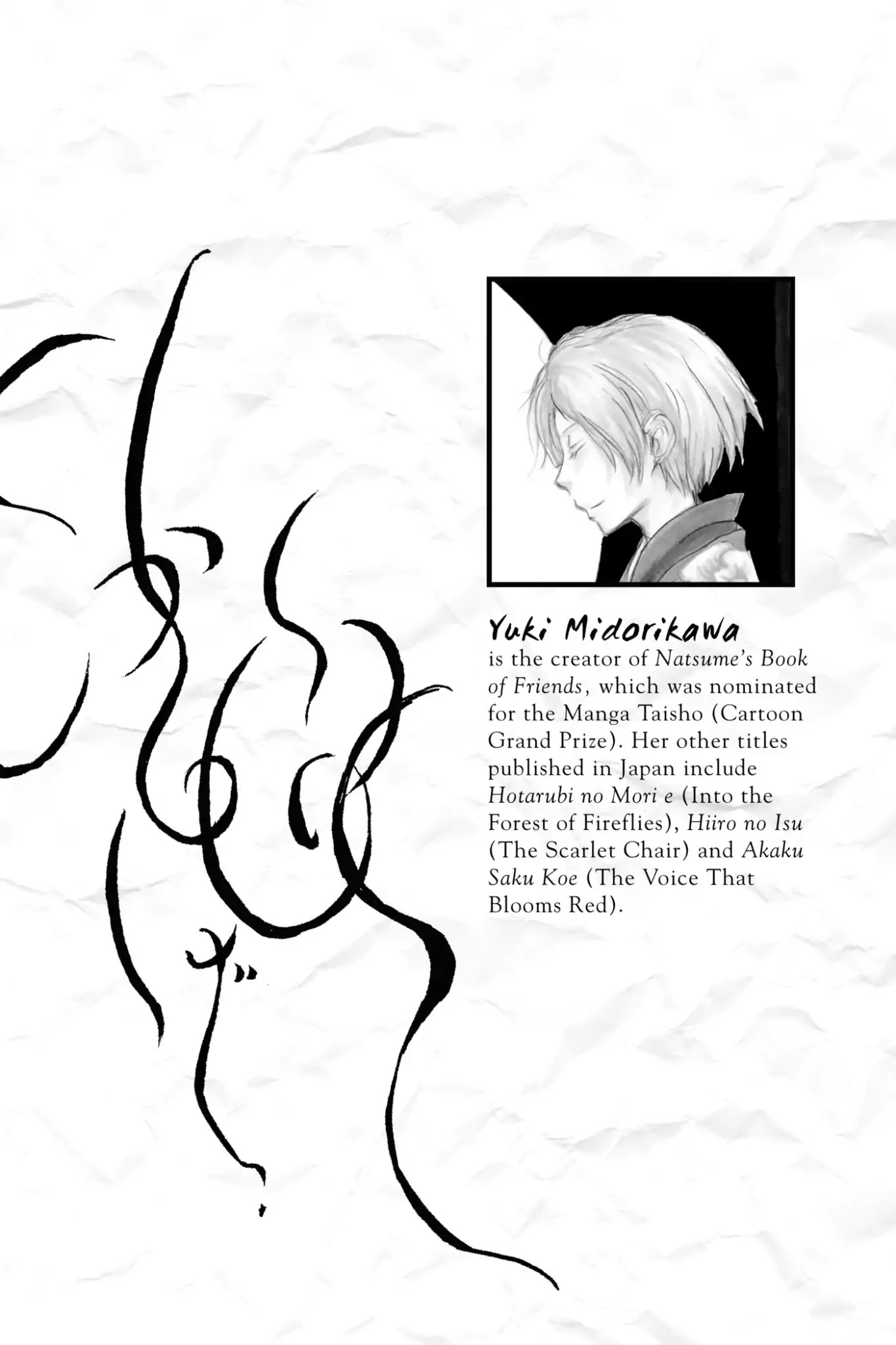 Natsume Yuujinchou Chapter 77.6 page 2 - Vol.19 End Notes