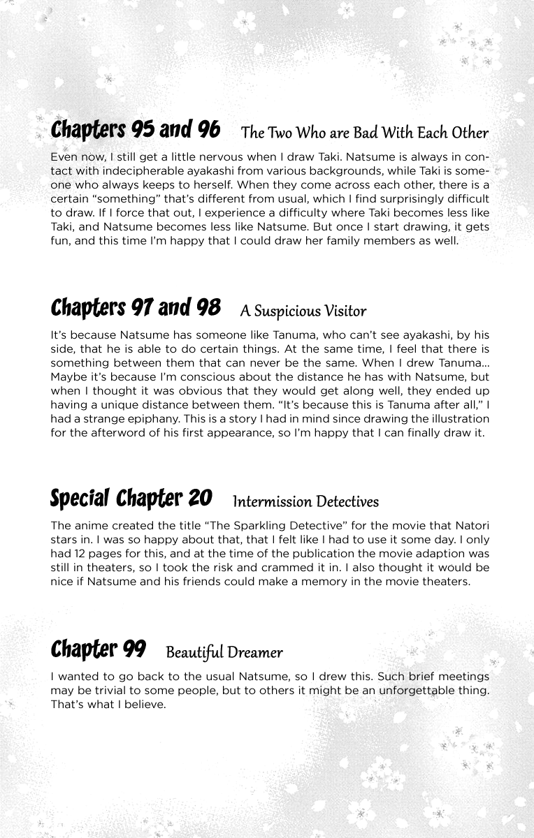 Natsume Yuujinchou Chapter 99 page 35 - Chapter 99: Beautiful Dreamer