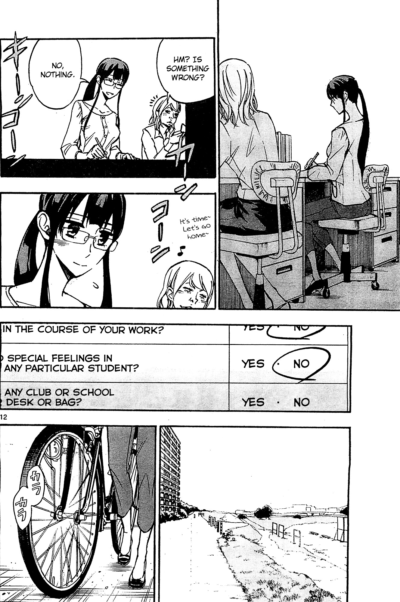 Natsuzora and Run Chapter 10 page 12 - Chapter 10 : Spinning My Wheels