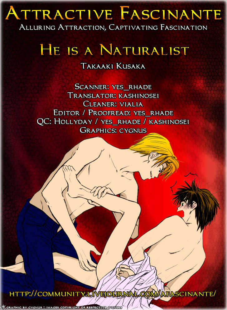 Naturalist no Kare Chapter 1 page 7 - Chapter 1 : He Is A Naturalist