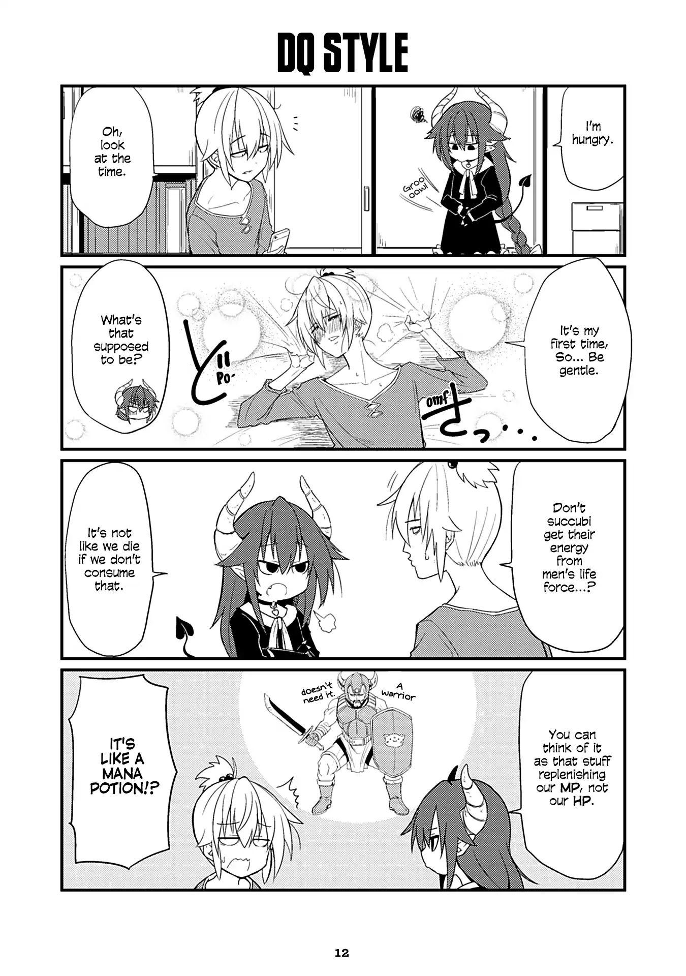 Naughty Succubus "Saki-chan" Chapter 10 page 1 - Chapter 10: DQ style