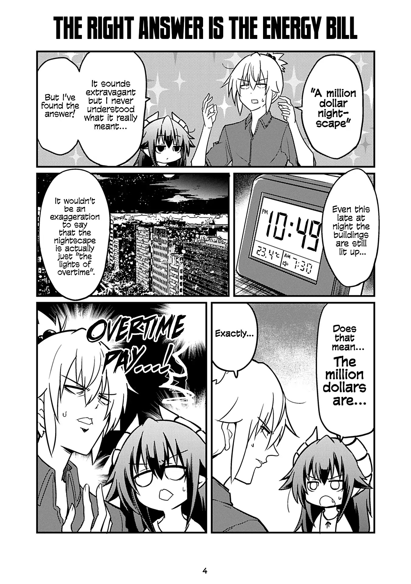 Naughty Succubus "Saki-chan" Chapter 100 page 1 - Chapter 100: The right answer is the energy bill