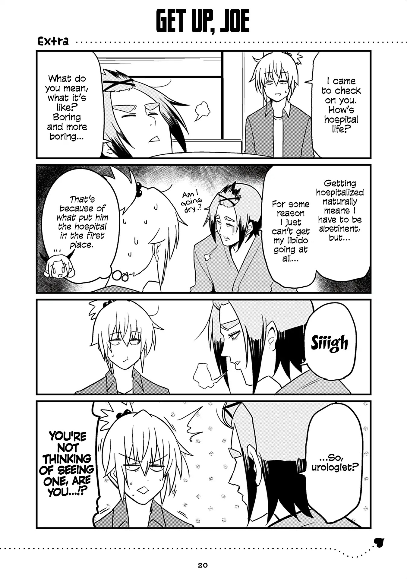 Naughty Succubus "Saki-chan" Chapter 113.5 page 1 - Chapter 113.5: Get up, Joe