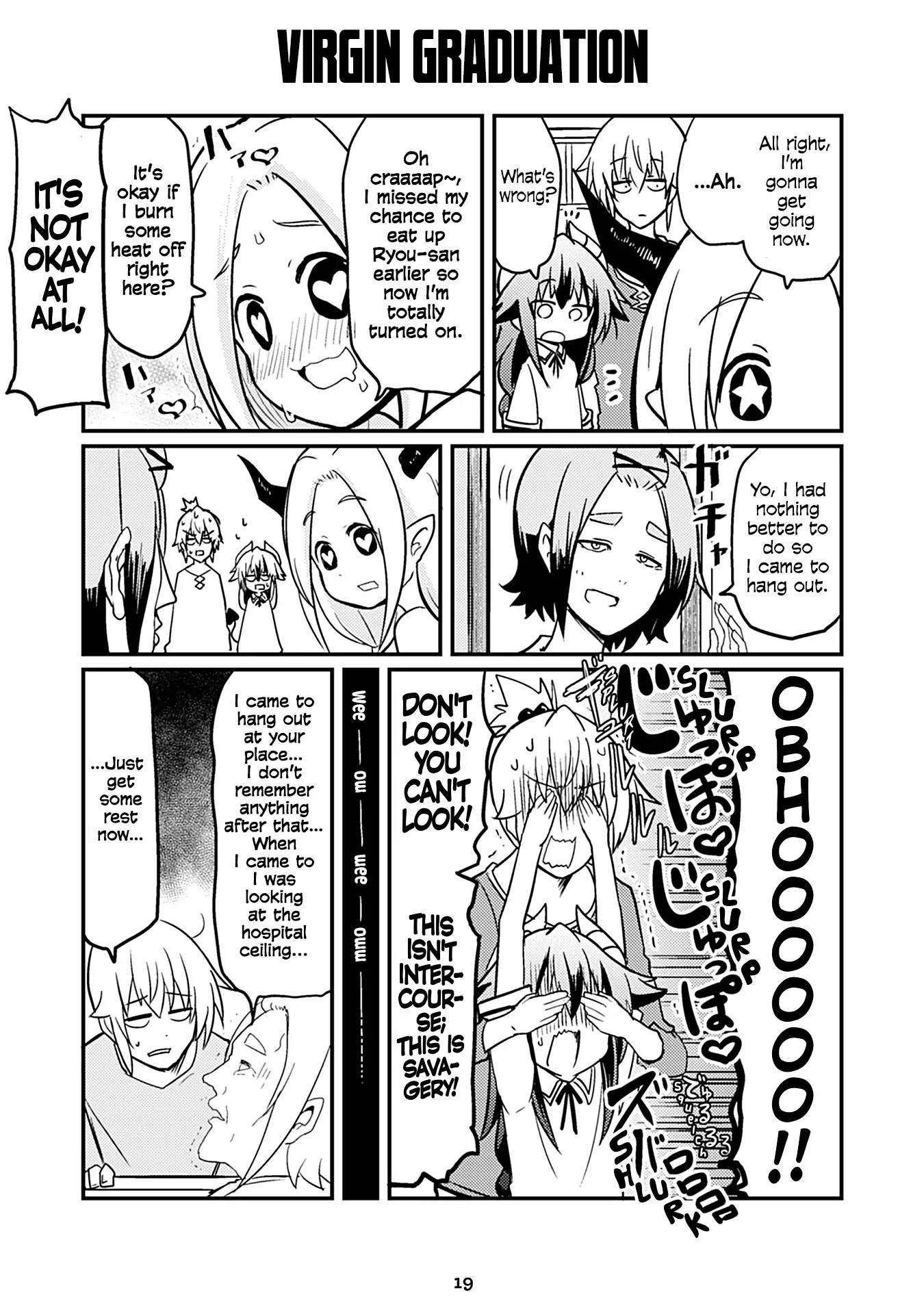Naughty Succubus "Saki-chan" Chapter 113 page 1 - Chapter 113: Virgin graduation