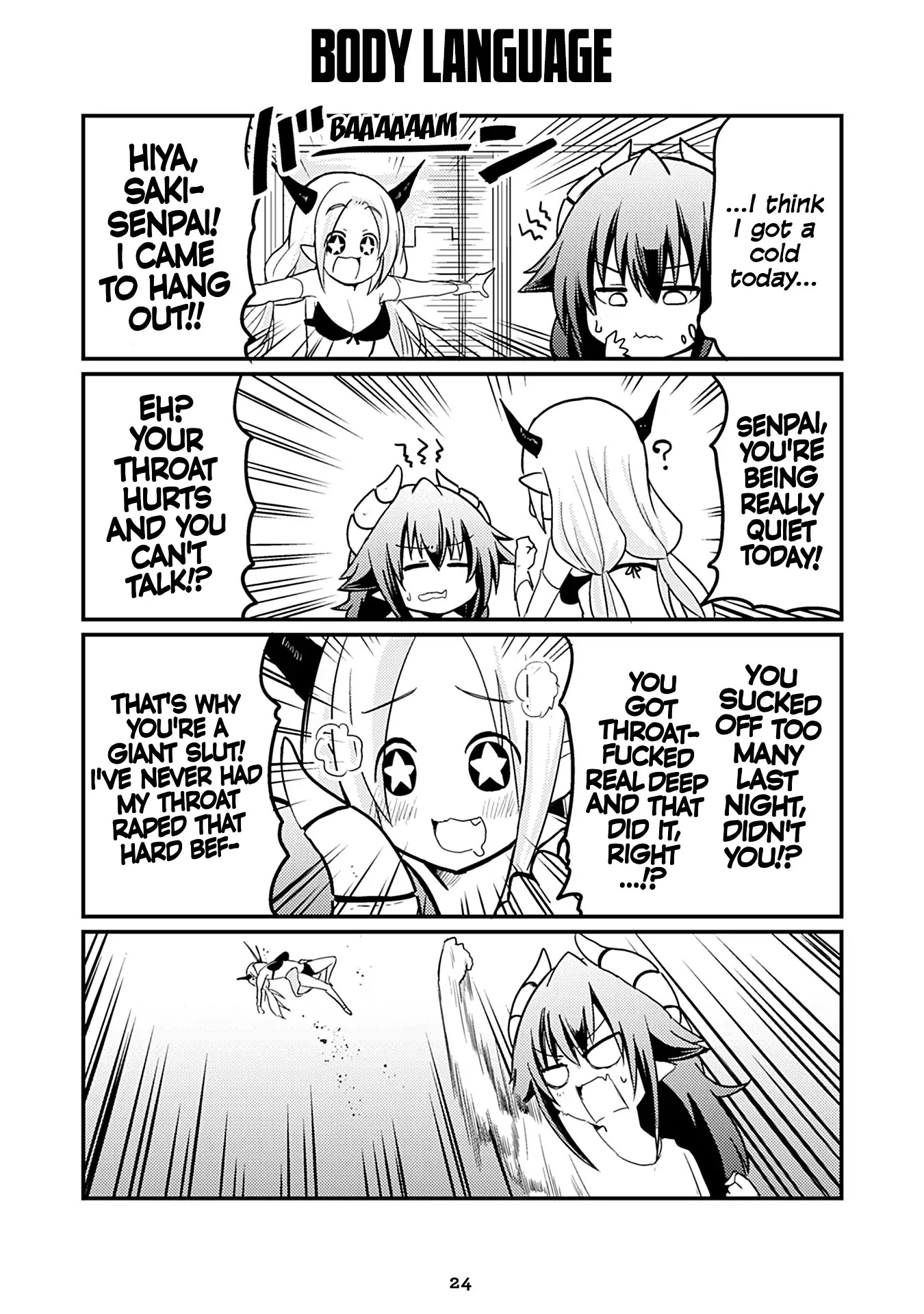 Naughty Succubus "Saki-chan" Chapter 116 page 1 - Chapter 116: Body language