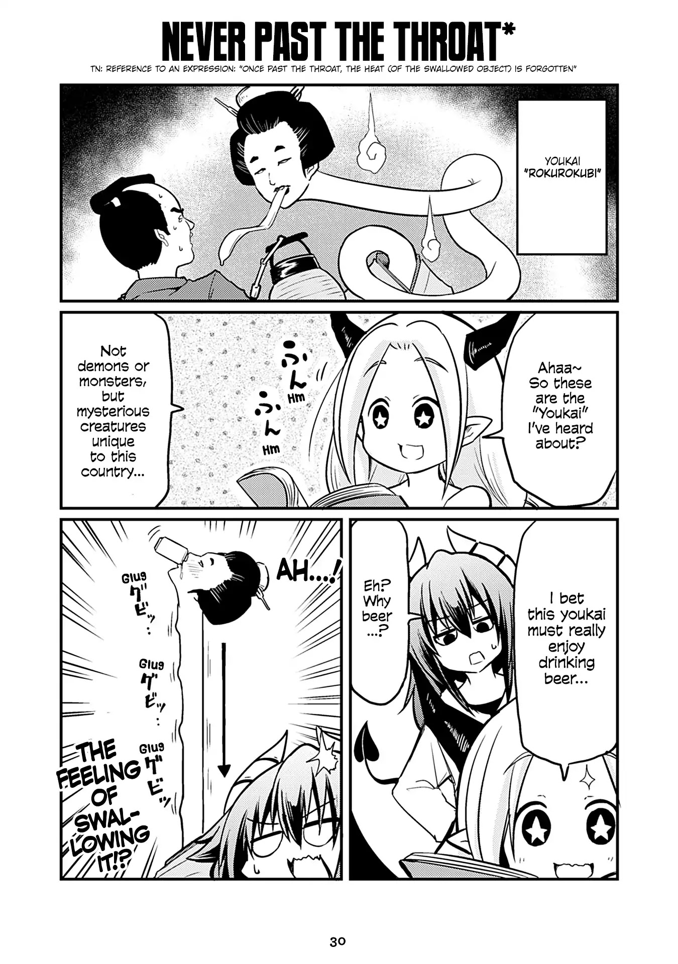 Naughty Succubus "Saki-chan" Chapter 122 page 1 - Chapter 122: Never past the throat