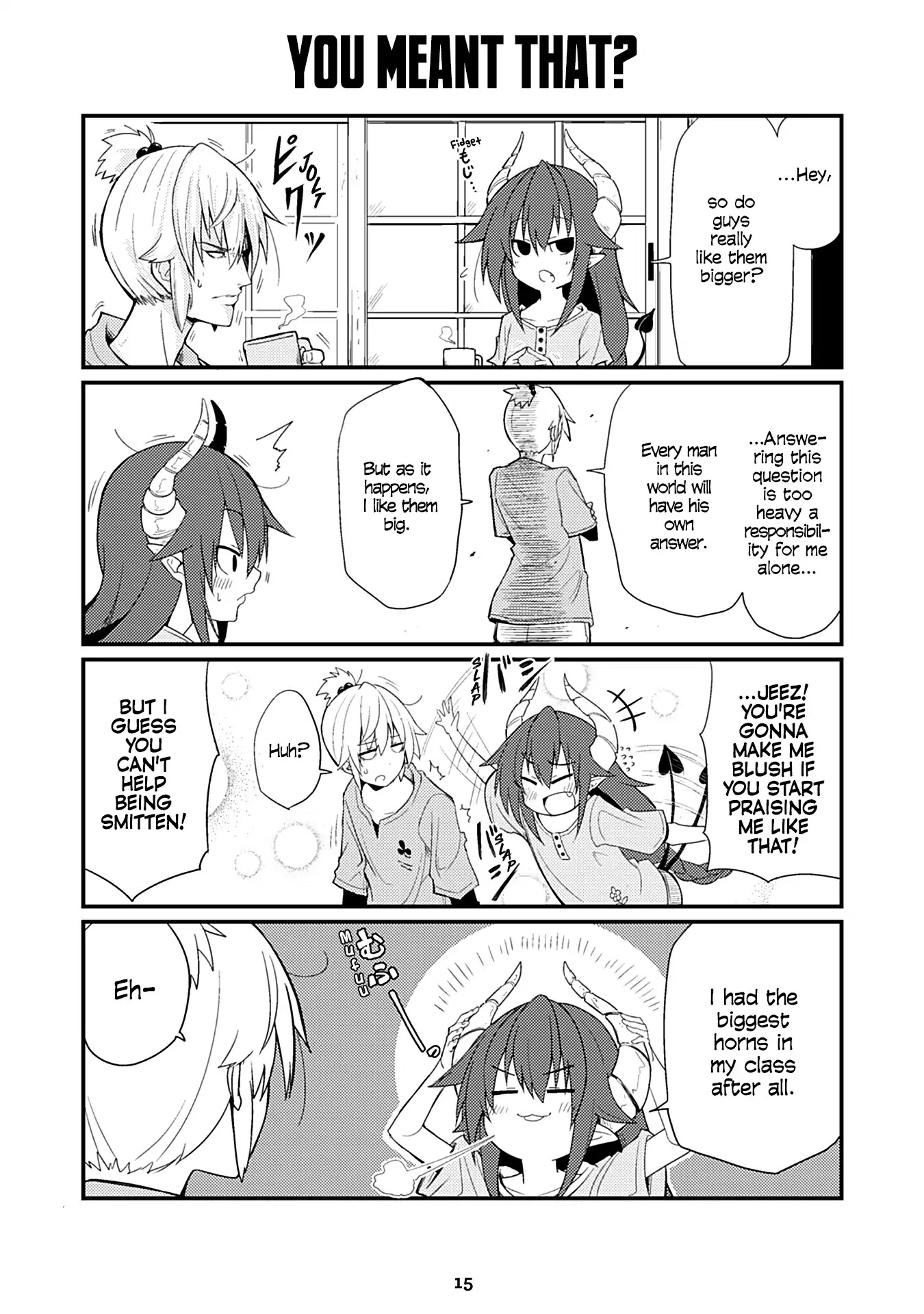 Naughty Succubus "Saki-chan" Chapter 13 page 1 - Chapter 13: You meant that?