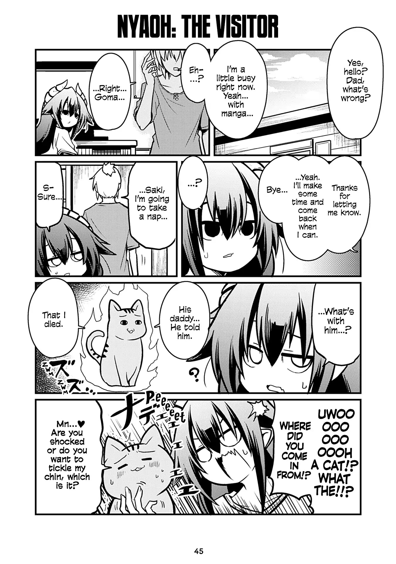 Naughty Succubus "Saki-chan" Chapter 135 page 1 - Chapter 135: Nyaoh: The visitor