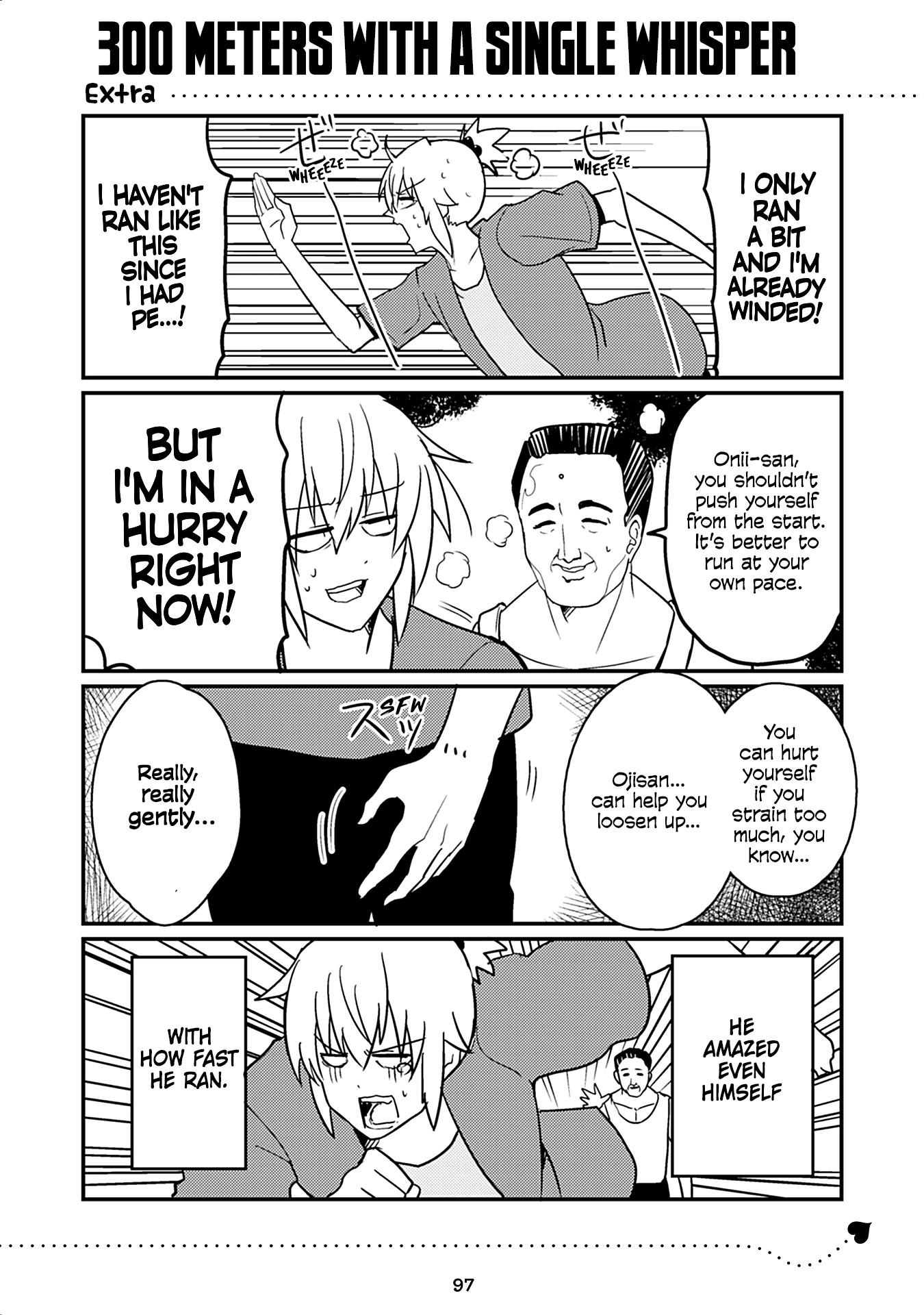 Naughty Succubus "Saki-chan" Chapter 176.5 page 1 - Chapter 176.5: 300 meters with a single whisper