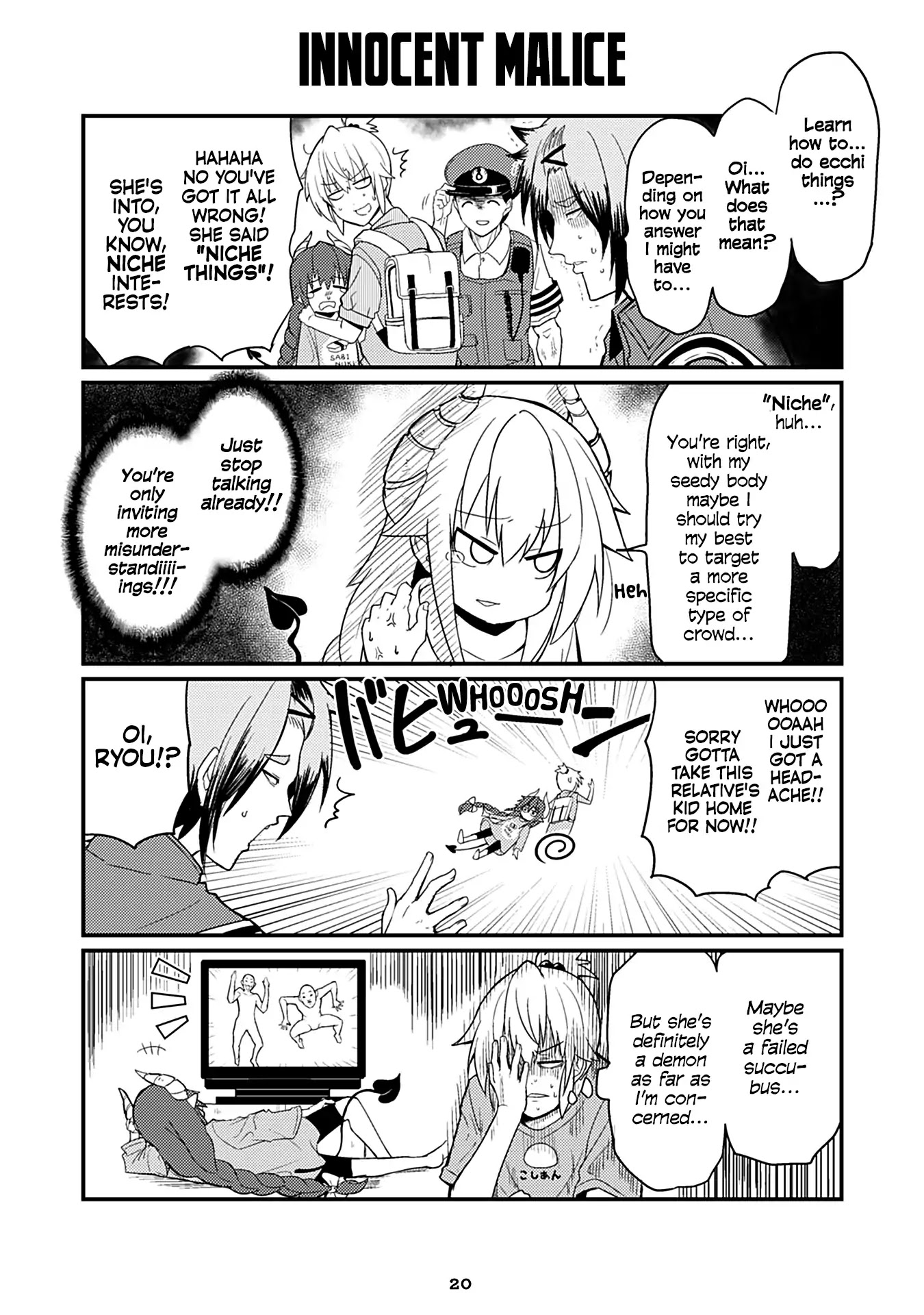 Naughty Succubus "Saki-chan" Chapter 18 page 1 - Chapter 18: Innocent malice