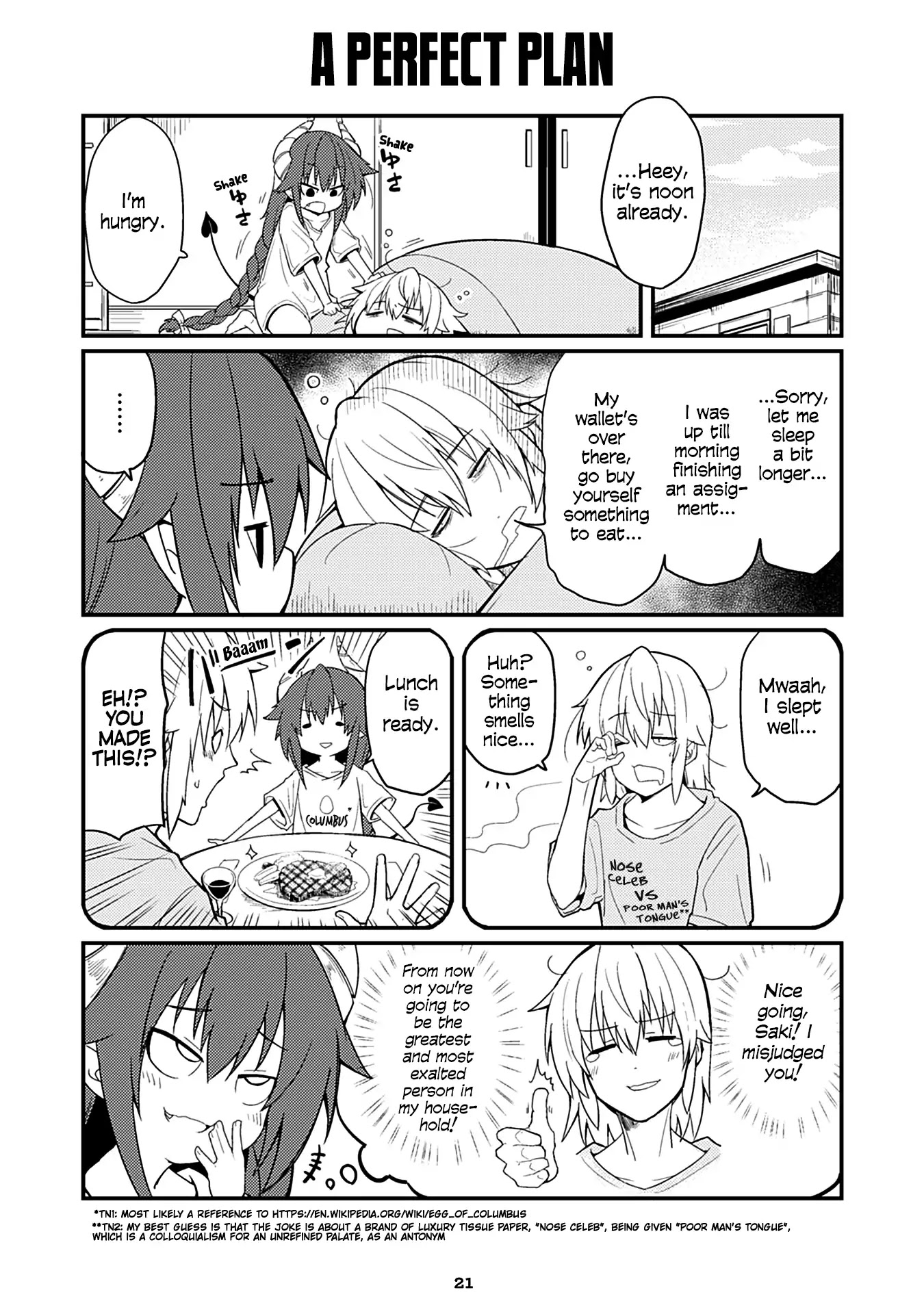 Naughty Succubus "Saki-chan" Chapter 19 page 1 - Chapter 19: A perfect plan
