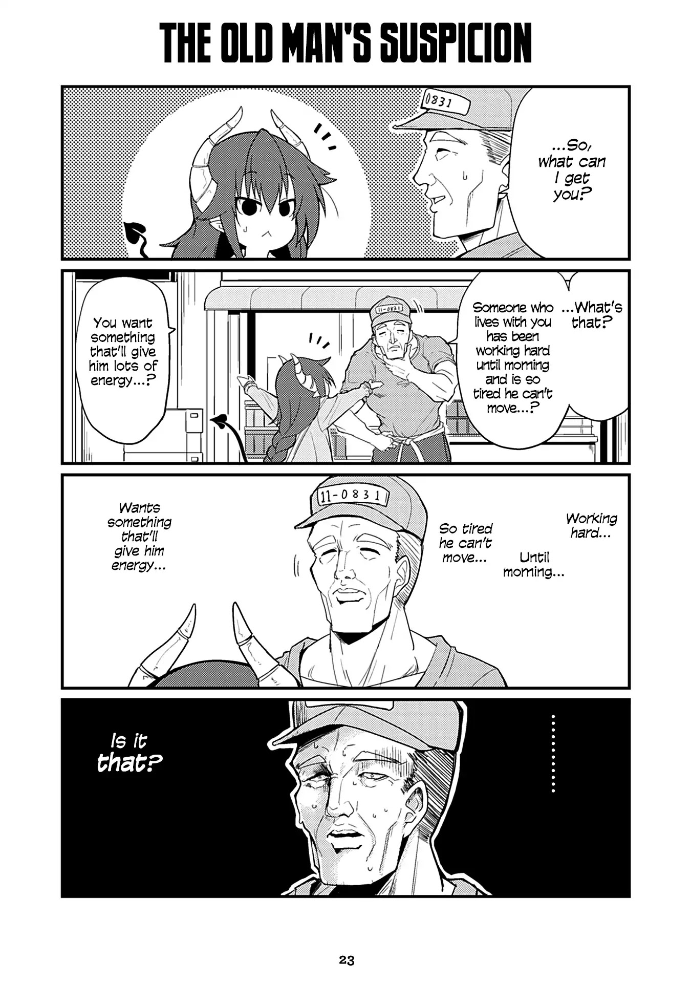 Naughty Succubus "Saki-chan" Chapter 21 page 1 - Chapter 21: The old man's suspicion
