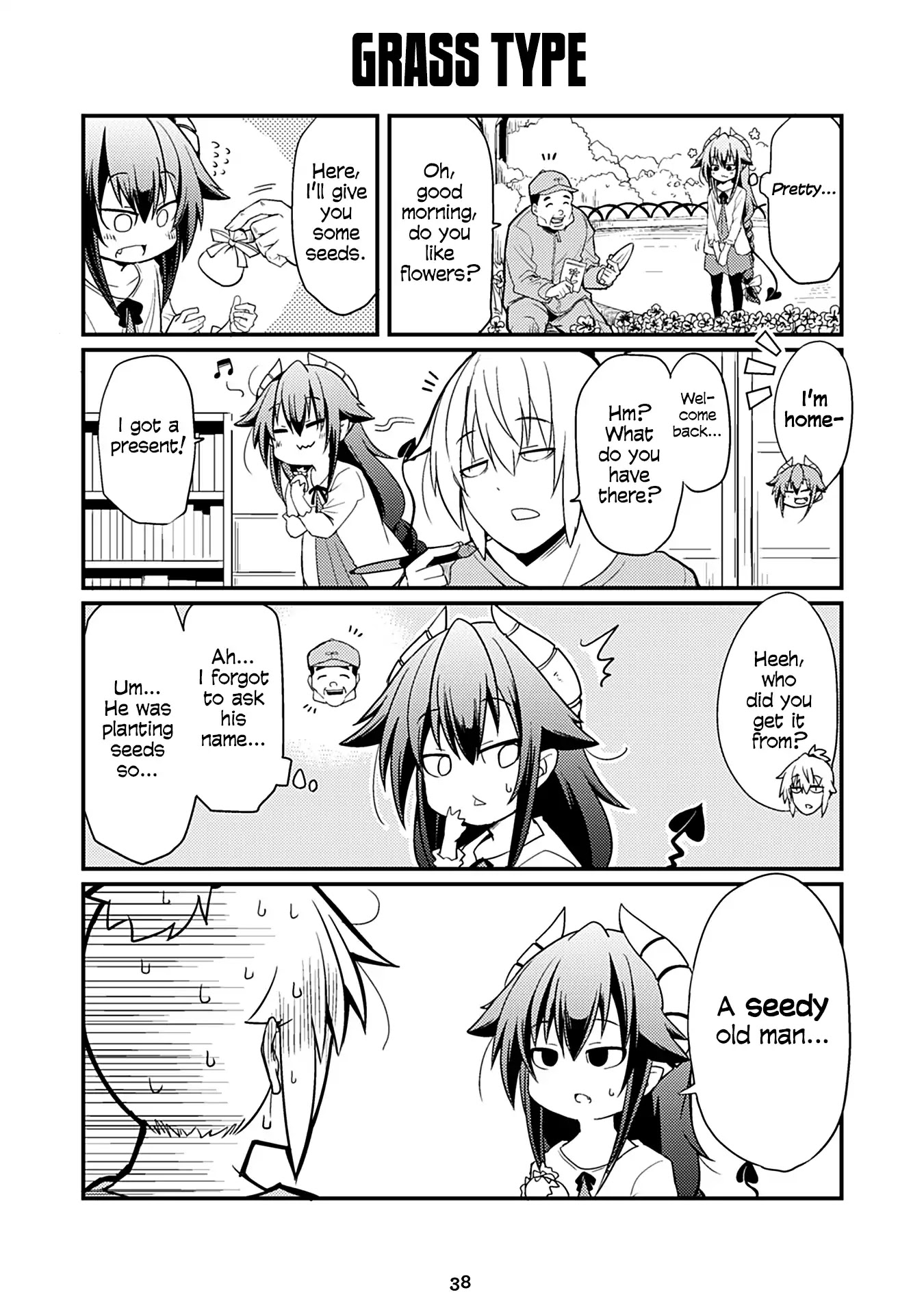 Naughty Succubus "Saki-chan" Chapter 34 page 1 - Chapter 34: Grass type