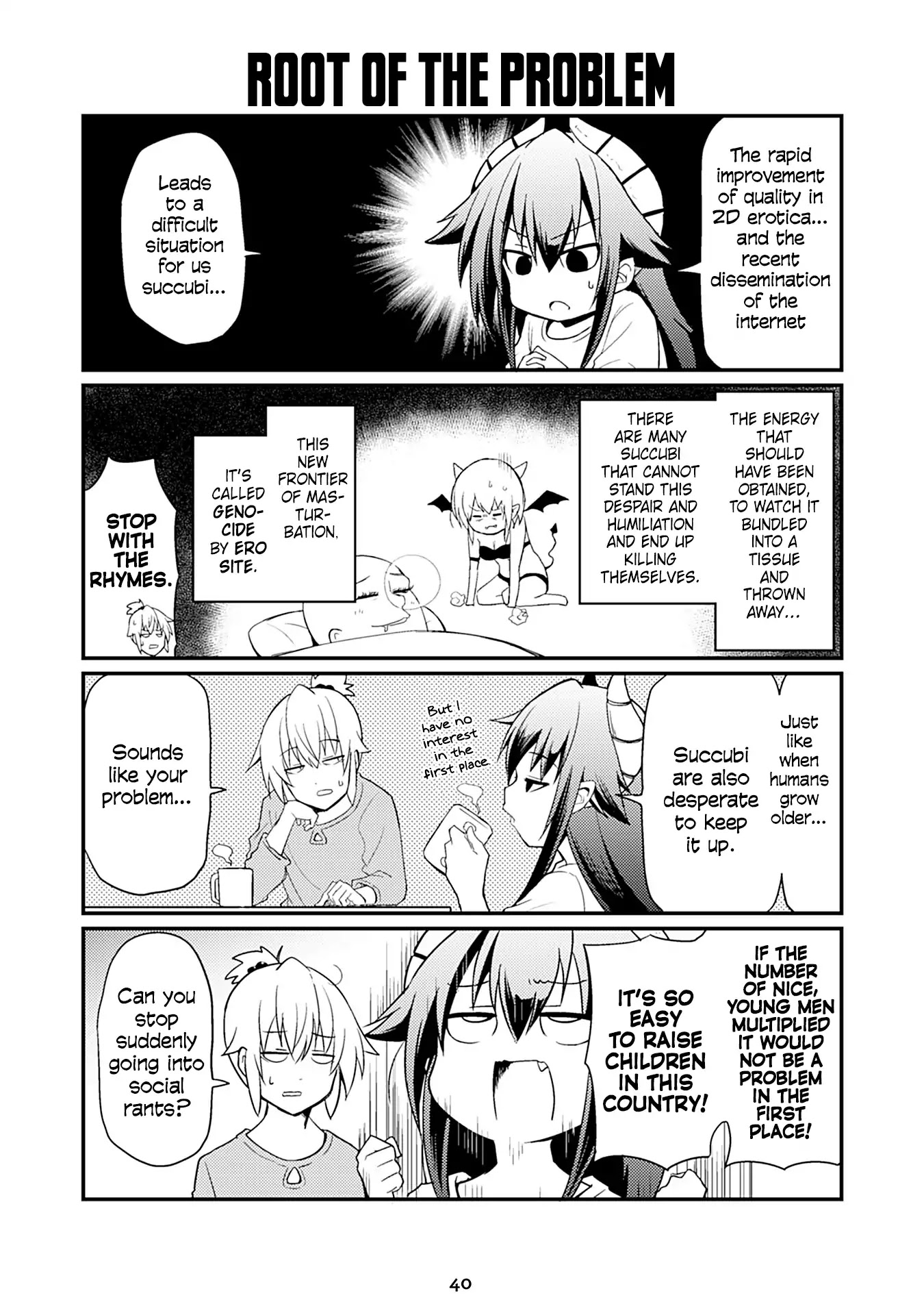 Naughty Succubus "Saki-chan" Chapter 36 page 1 - Chapter 36: Root of the problem