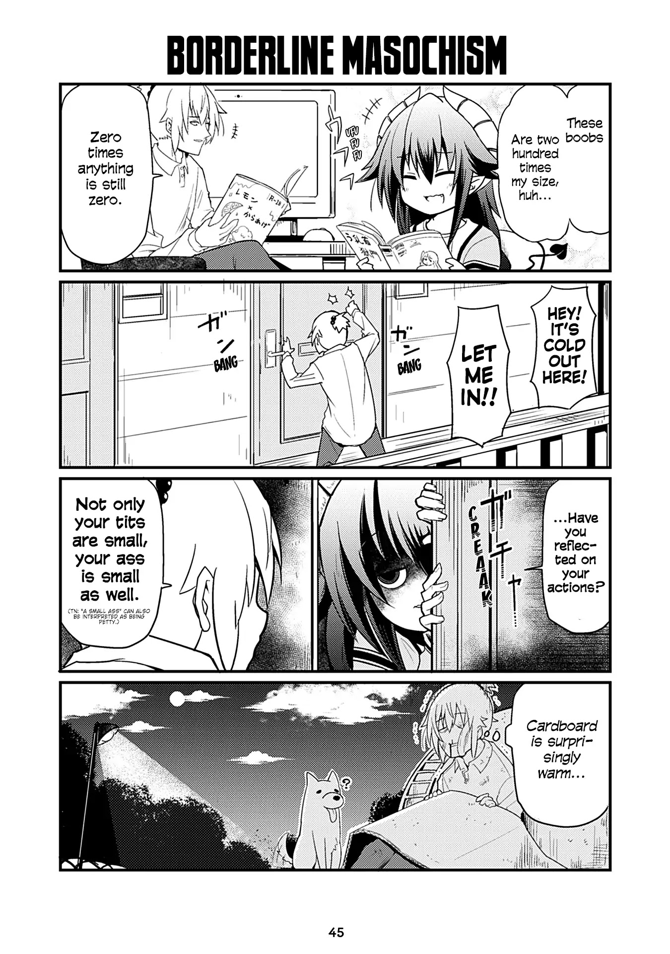 Naughty Succubus "Saki-chan" Chapter 41 page 1 - Chapter 41: Borderline Masochism