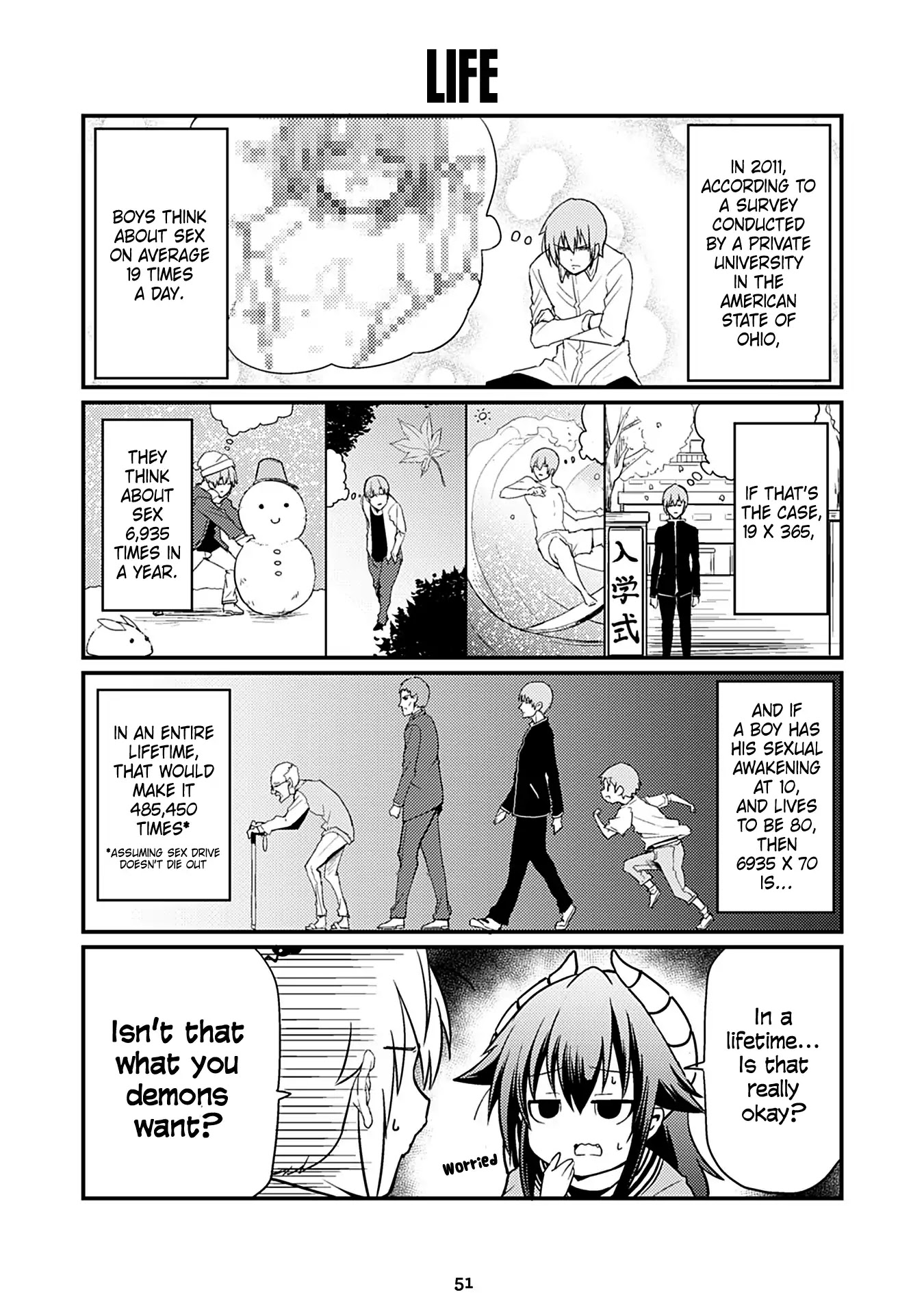 Naughty Succubus "Saki-chan" Chapter 45 page 1 - Chapter 45: Life