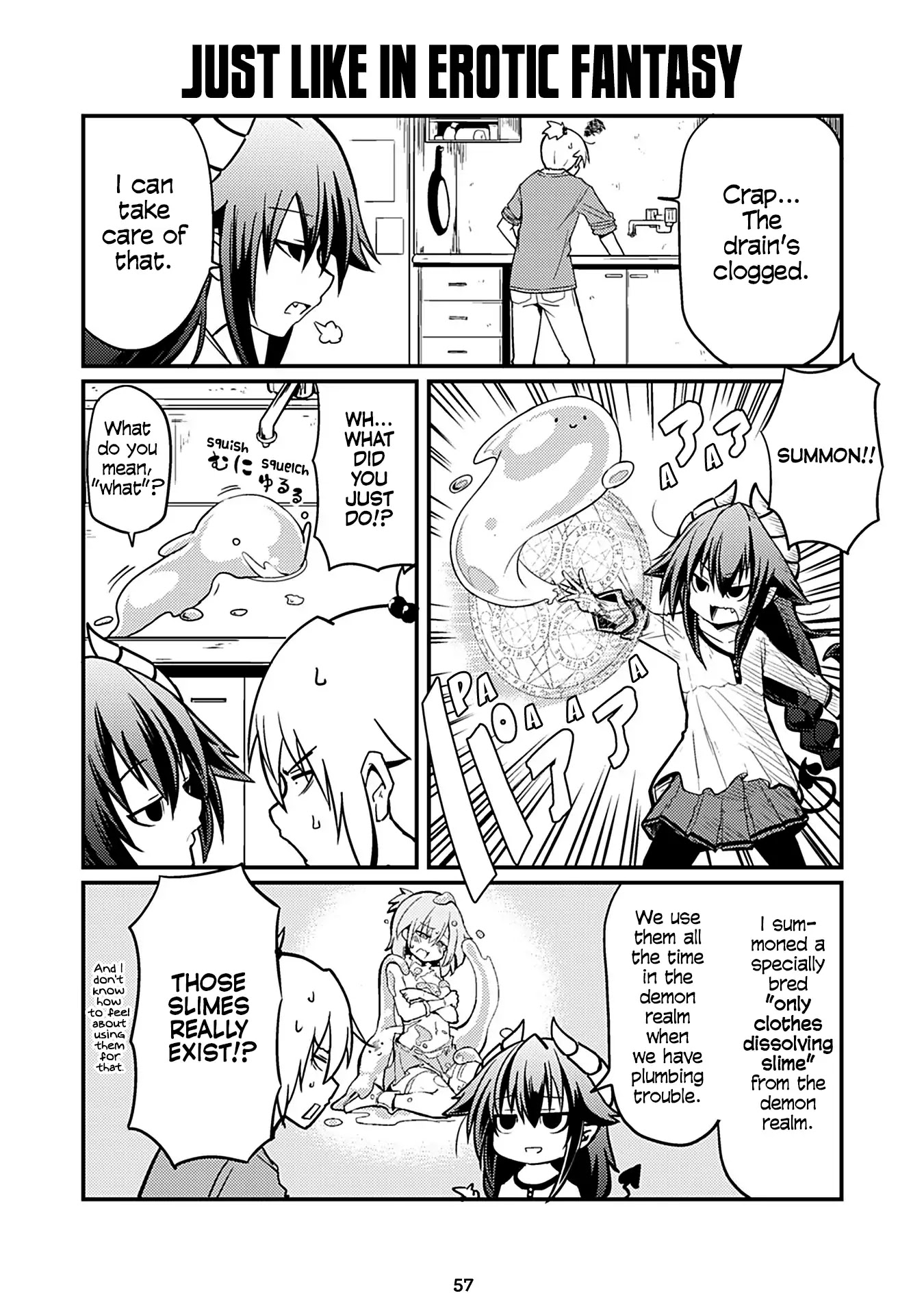 Naughty Succubus "Saki-chan" Chapter 49 page 1 - Chapter 49: Just like in erotic fantasy