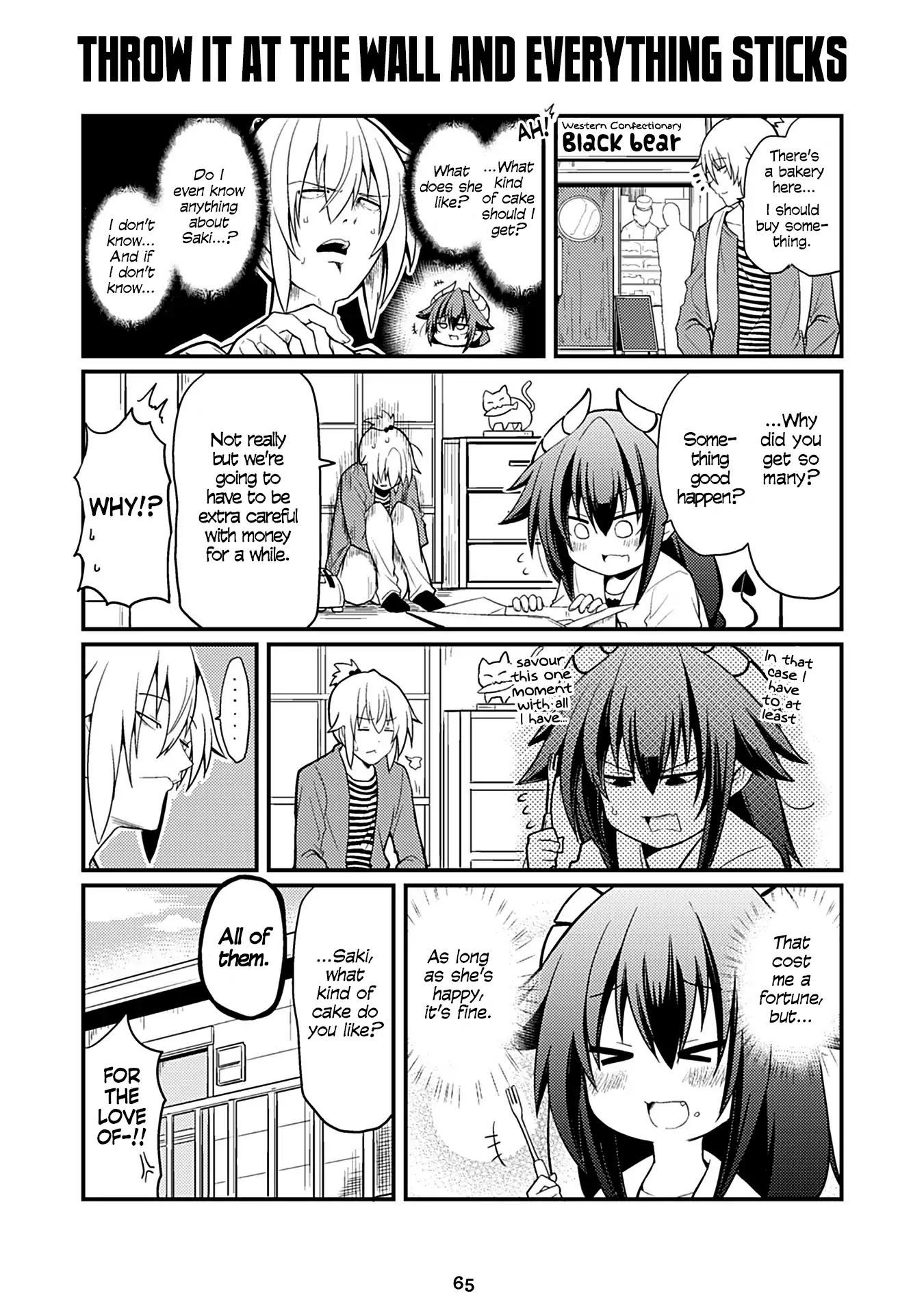 Naughty Succubus "Saki-chan" Chapter 57 page 1 - Chapter 57: Throw it at the wall and everything sticks