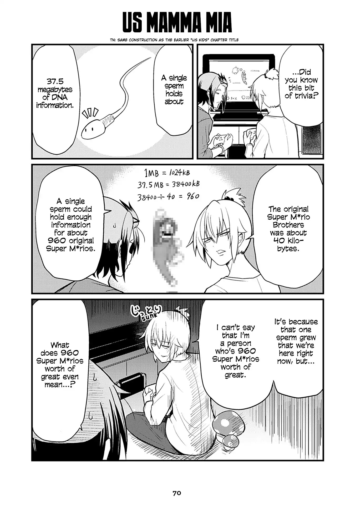 Naughty Succubus "Saki-chan" Chapter 60 page 1 - Chapter 60: Us Mamma Mia