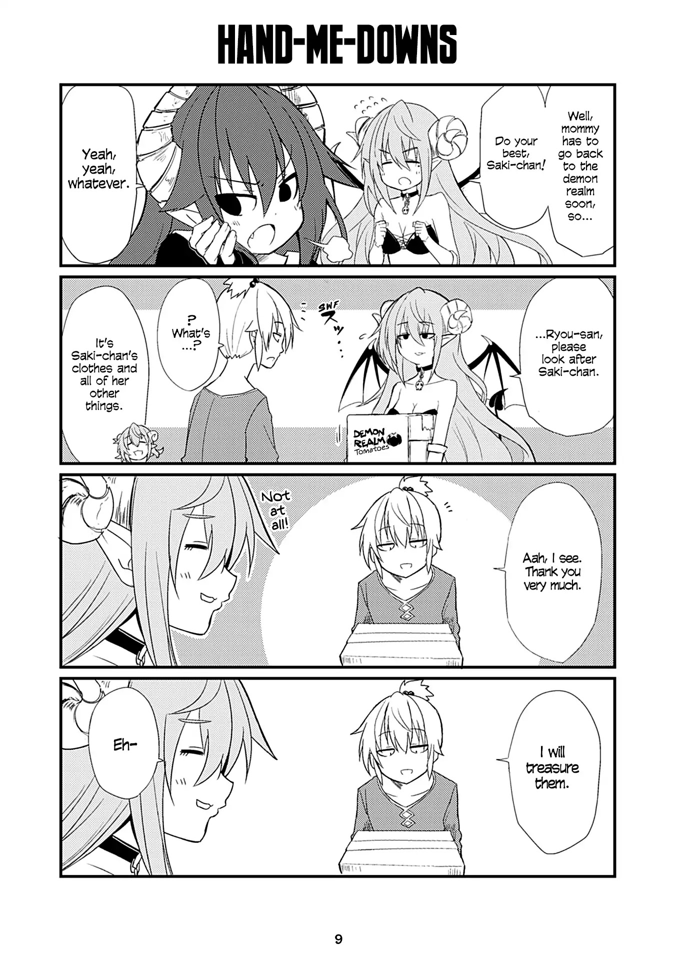Naughty Succubus "Saki-chan" Chapter 7 page 1 - Chapter 7: Hand-me-downs