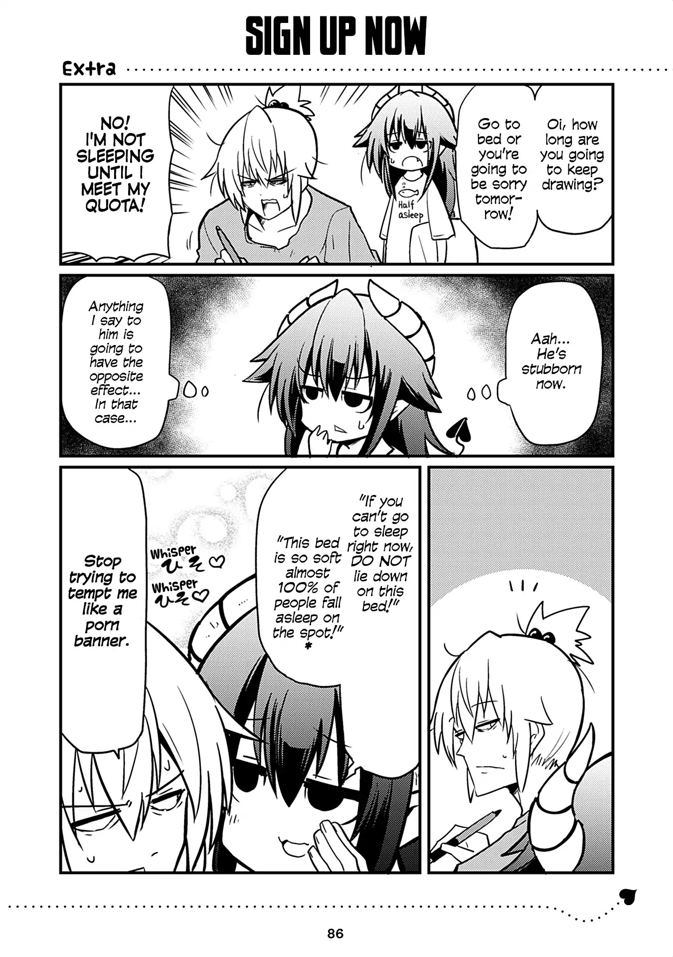 Naughty Succubus "Saki-chan" Chapter 73.5 page 1 - Chapter 73.5: Sign up now