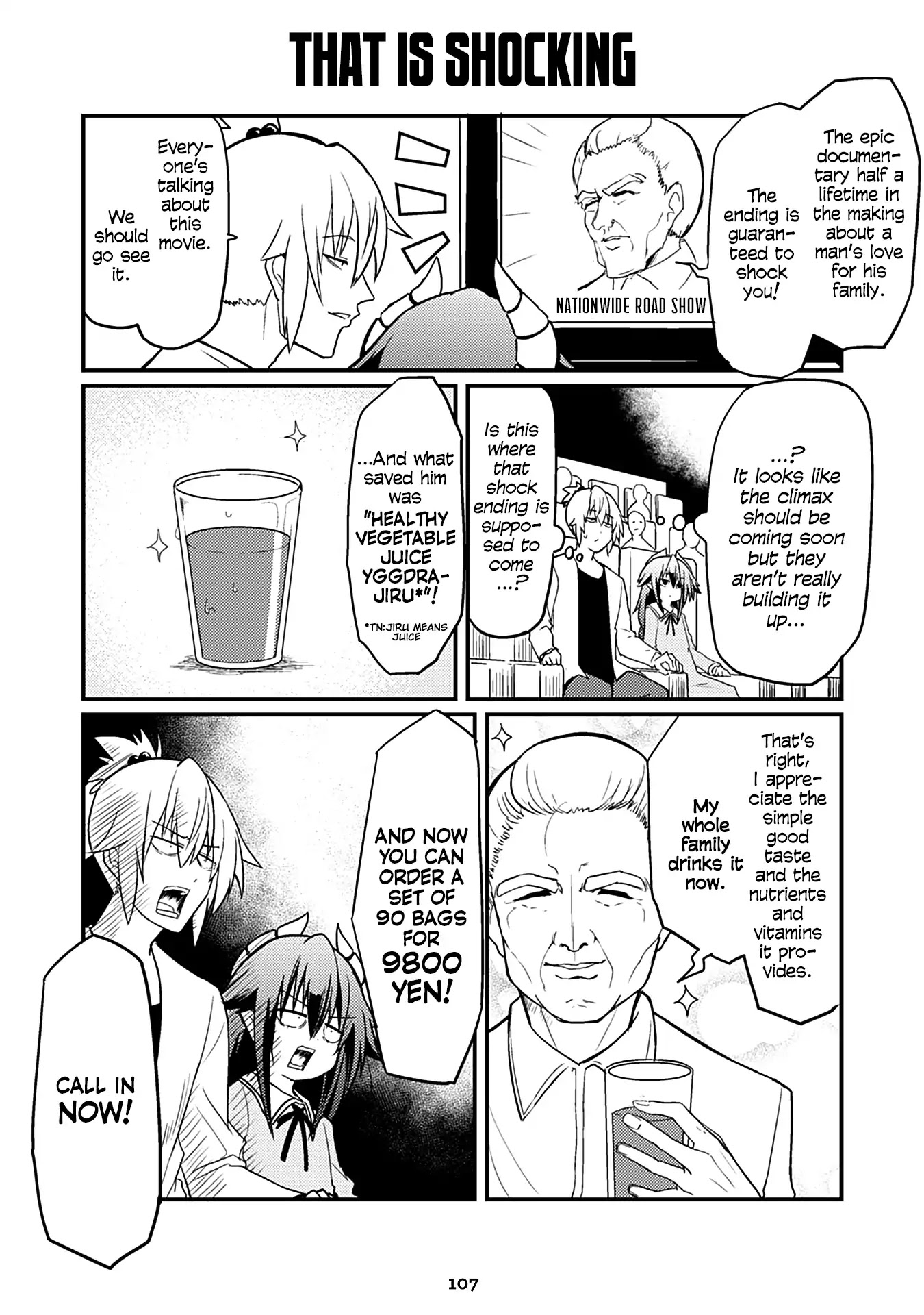 Naughty Succubus "Saki-chan" Chapter 91 page 1 - Chapter 91: That is shocking