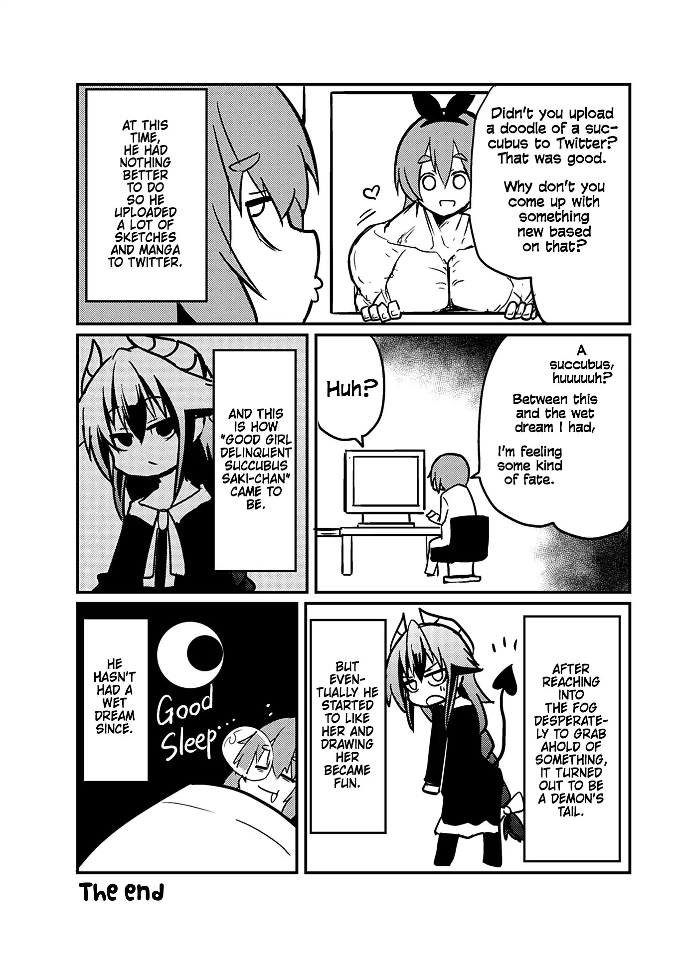 Naughty Succubus "Saki-chan" Chapter 98.6 page 8 - Chapter 98.6: Vol 1. Extras + Afterword