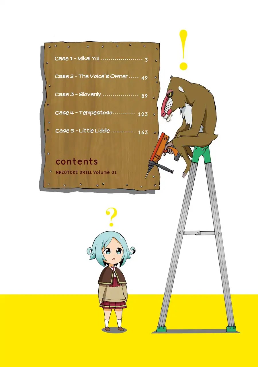 Nazotoki Drill Chapter 1 page 4 - Chapter 1: Mikai Yui