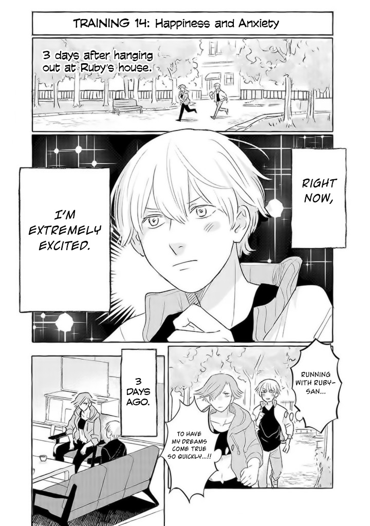 Nearby Muscle Girl Chapter 14 page 1 - Chapter 14: Training 14: Happiness and Anxiety
