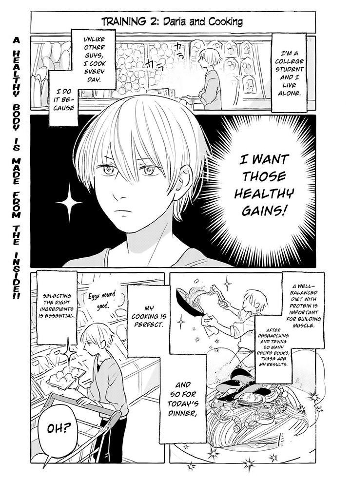 Nearby Muscle Girl Chapter 2 page 1 - Chapter 2: Training 2: Daria and Cooking