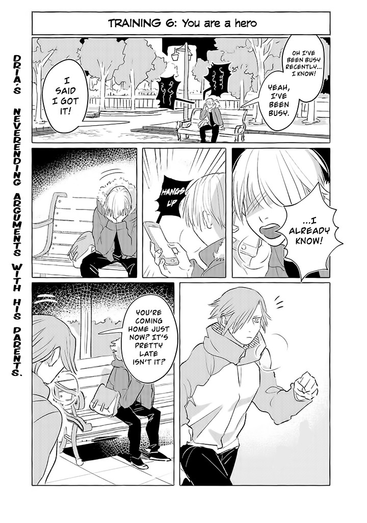 Nearby Muscle Girl Chapter 6 page 1 - Chapter 6: Training 6: You are a hero