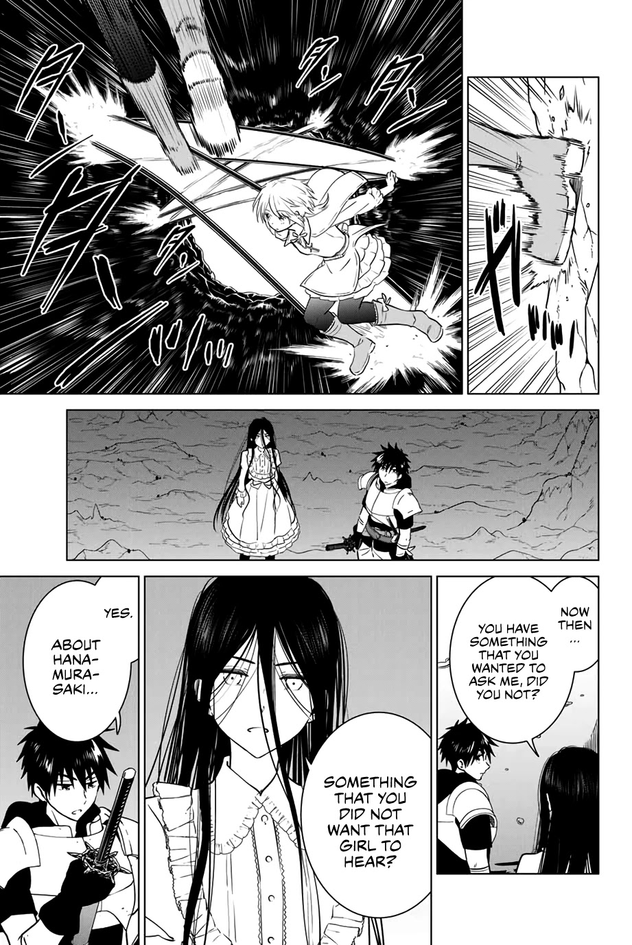 Necromance Chapter 33 page 12 - Chapter 33: The Cursed Sword, Hanamurasaki