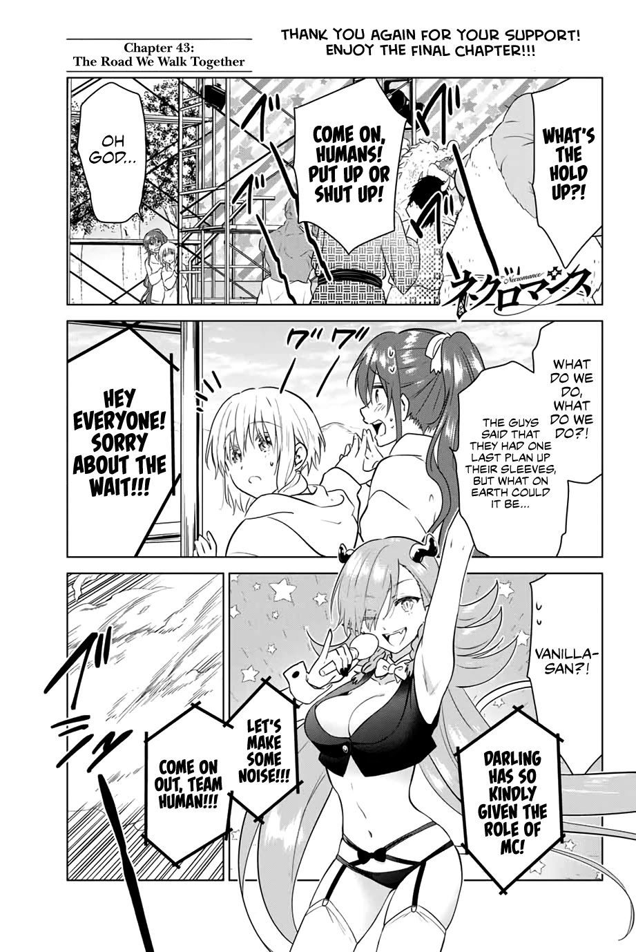 Necromance Chapter 43 page 2 - Chapter 43: The Road We Walk Together [END]