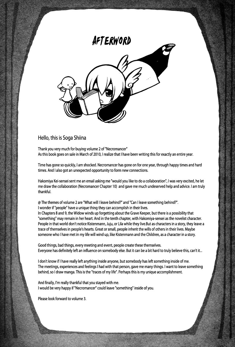 Necromancer Chapter 10.2 page 40 - Chapter 10 v2 : — the thing which hands it down —