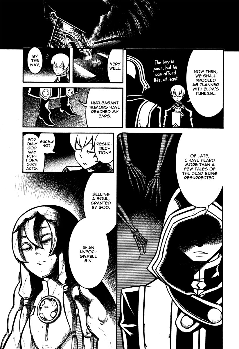 Necromancer Chapter 13.2 page 18 - Chapter 13 v2 : — thing to relieve soul —