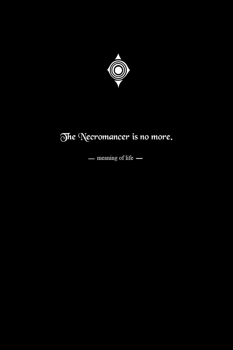 Necromancer Chapter 20.2 page 36 - Chapter 20 v2 : — meaning of life — [End]