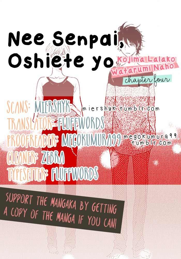 Nee Senpai, Oshiete yo Chapter 4 page 1 - Chapter 4